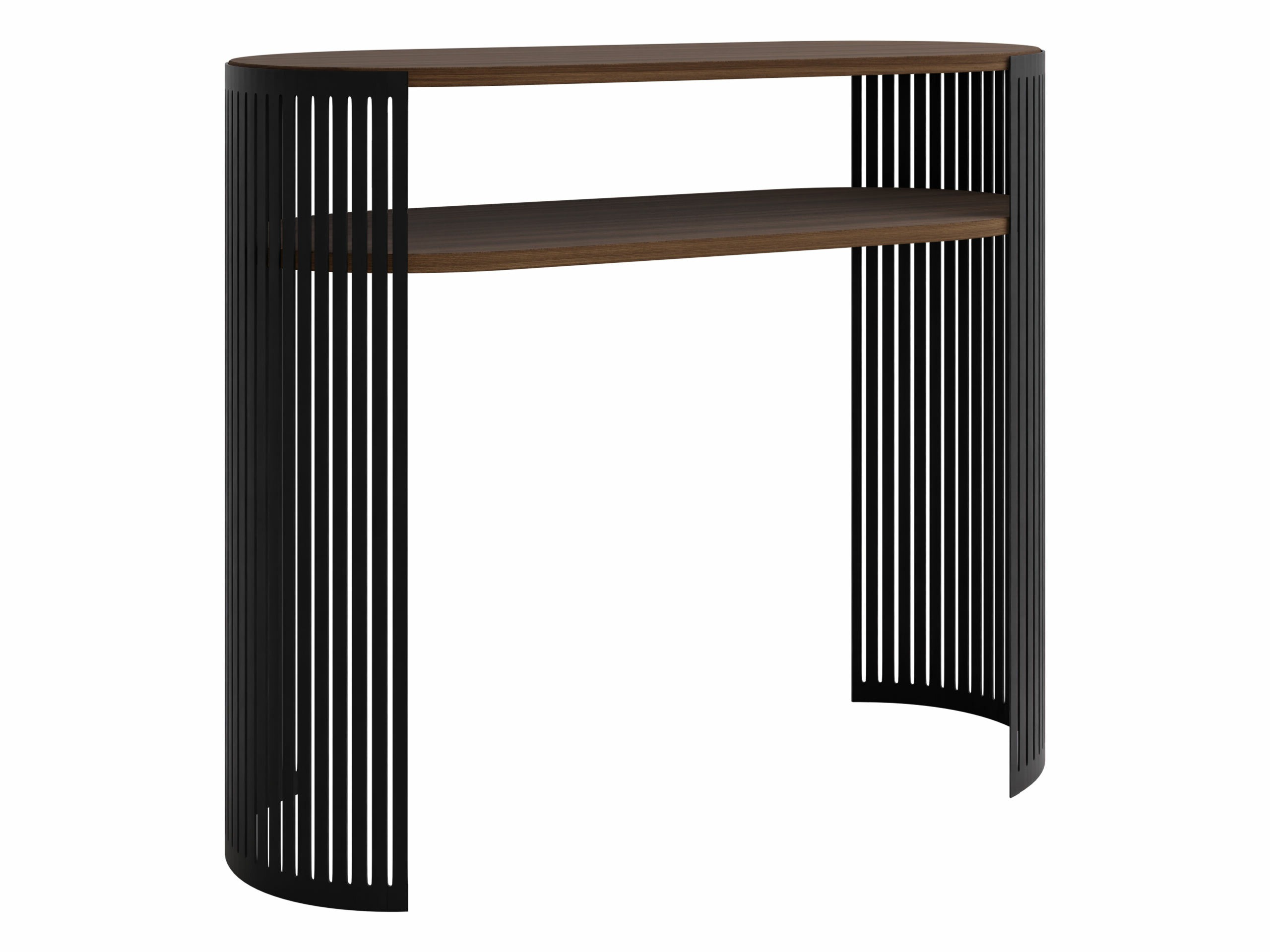 Consola Civer (Negro + Nogal)