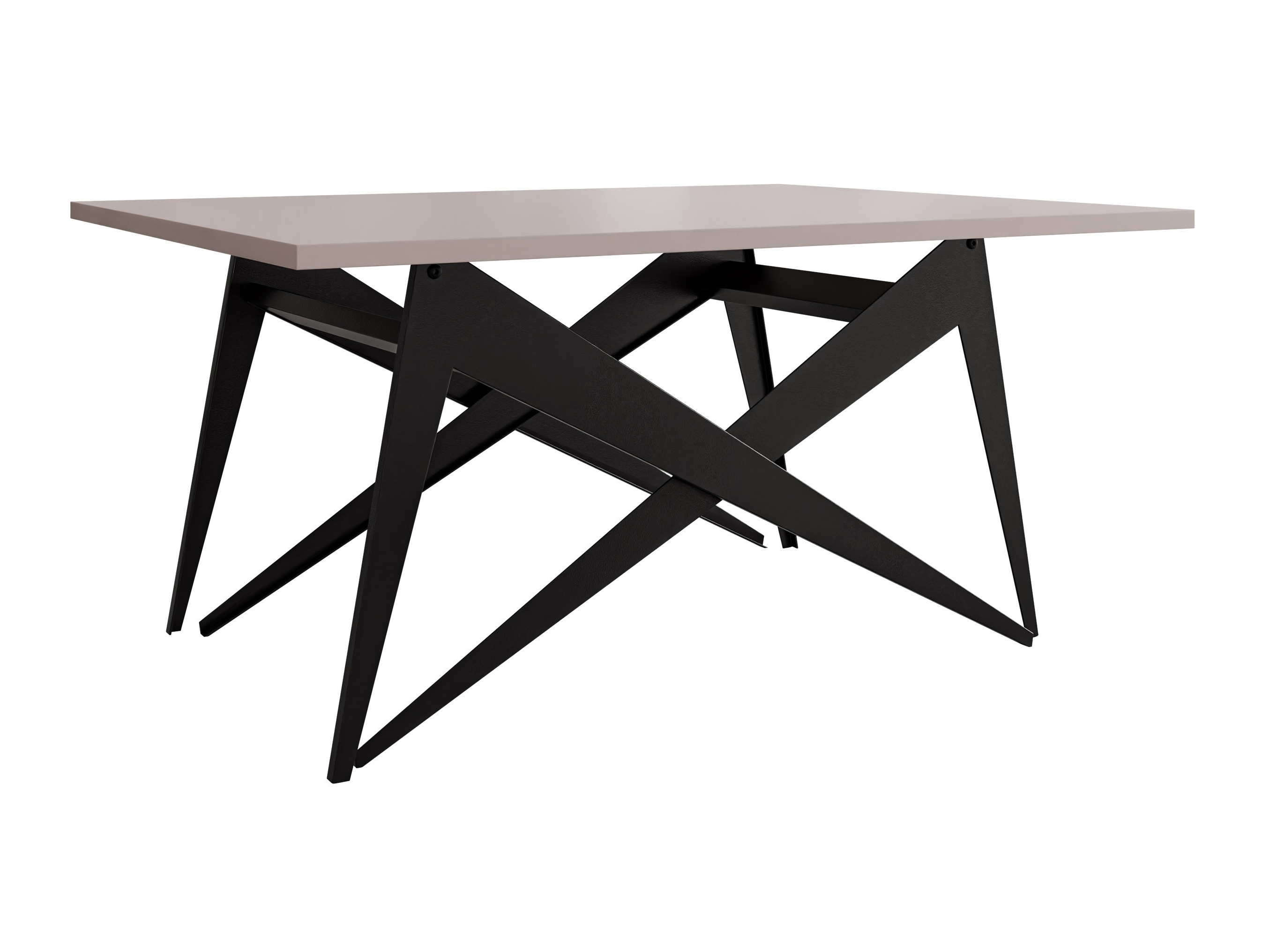 Mesa de centro convertible Oswego 150 (Cachemira + Negro)