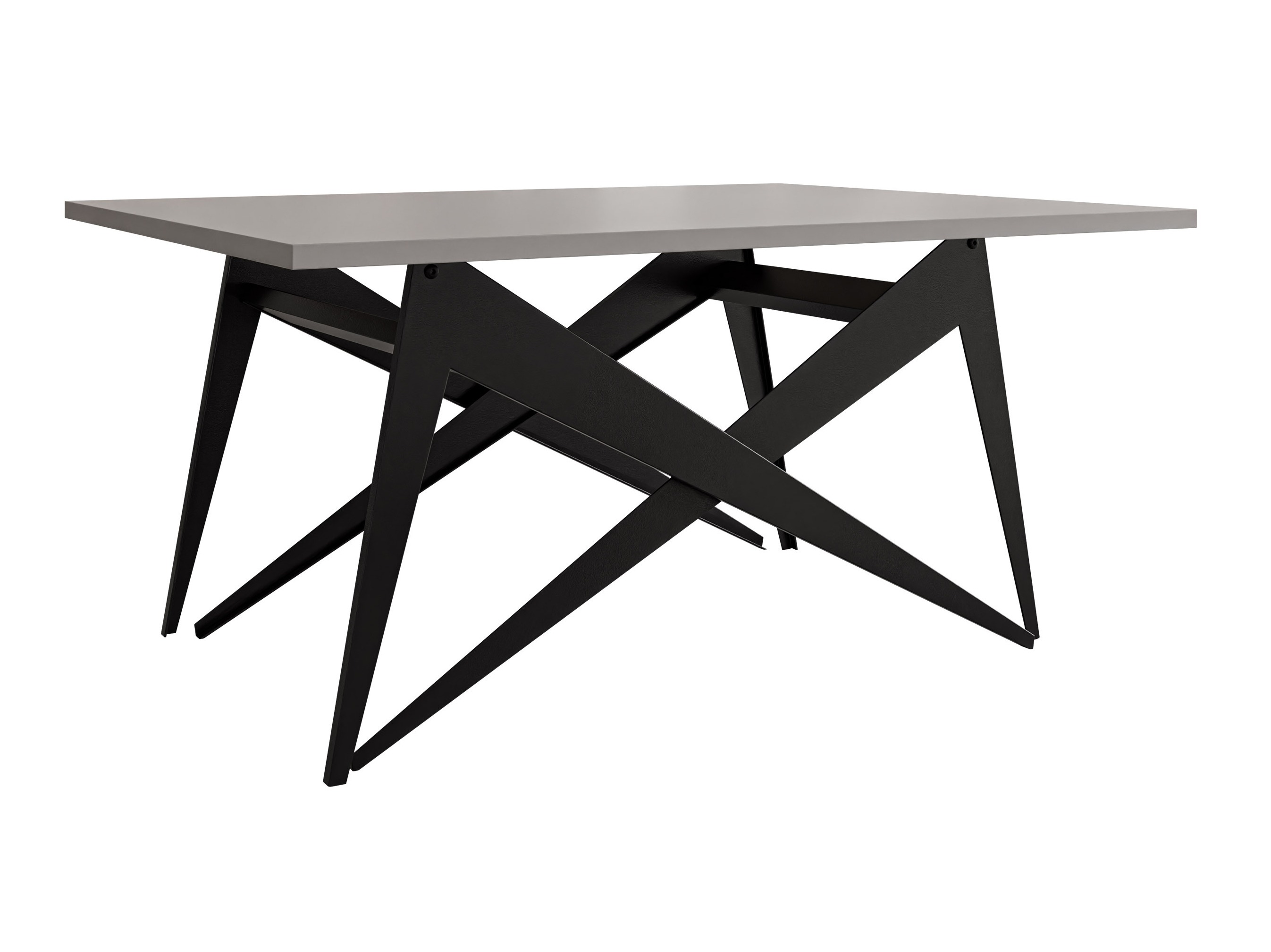 Mesa de centro convertible Oswego 150 (Grafito + Negro)