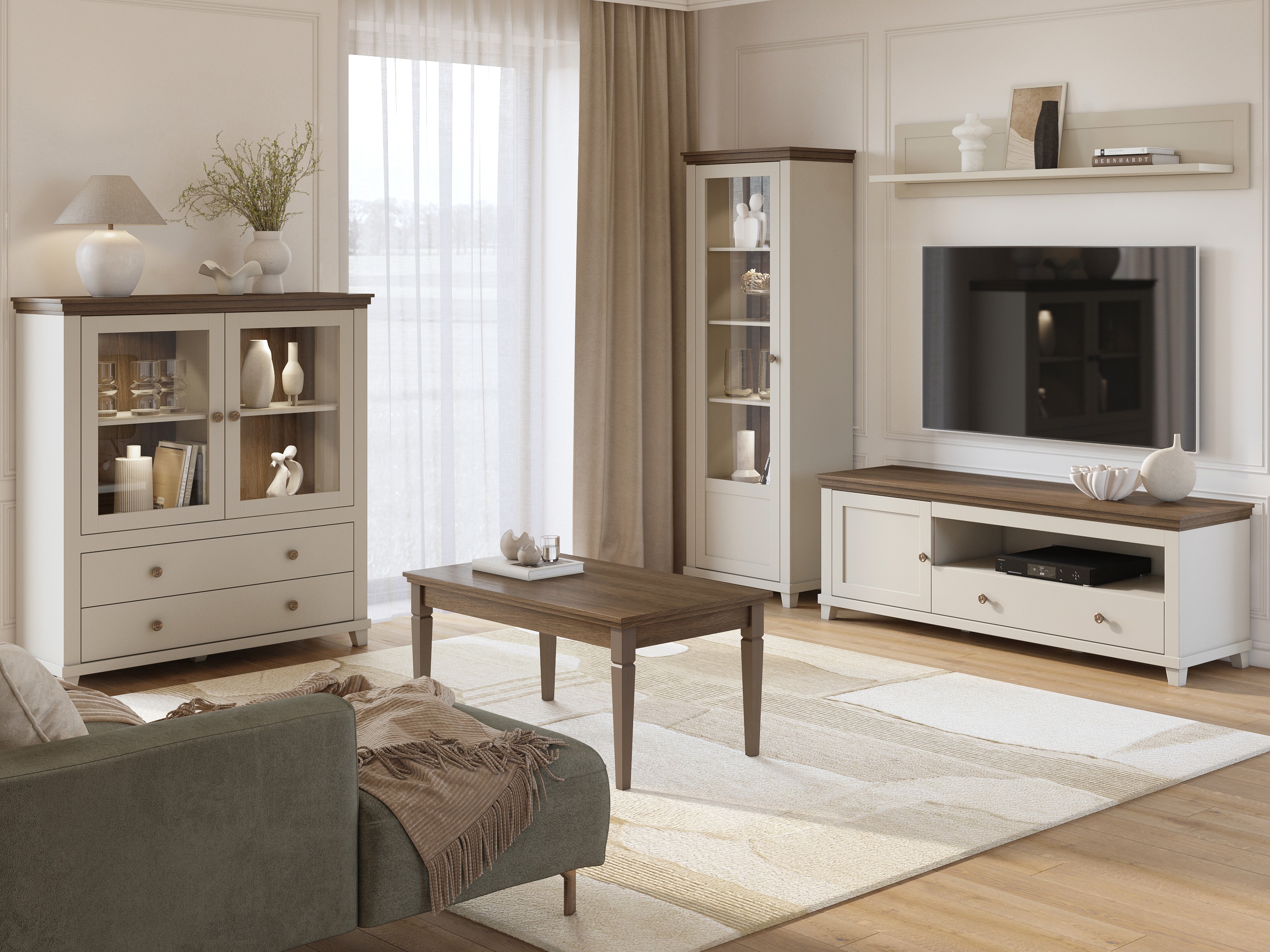 Estantería de pared Tolnue 100 (Beige claro)