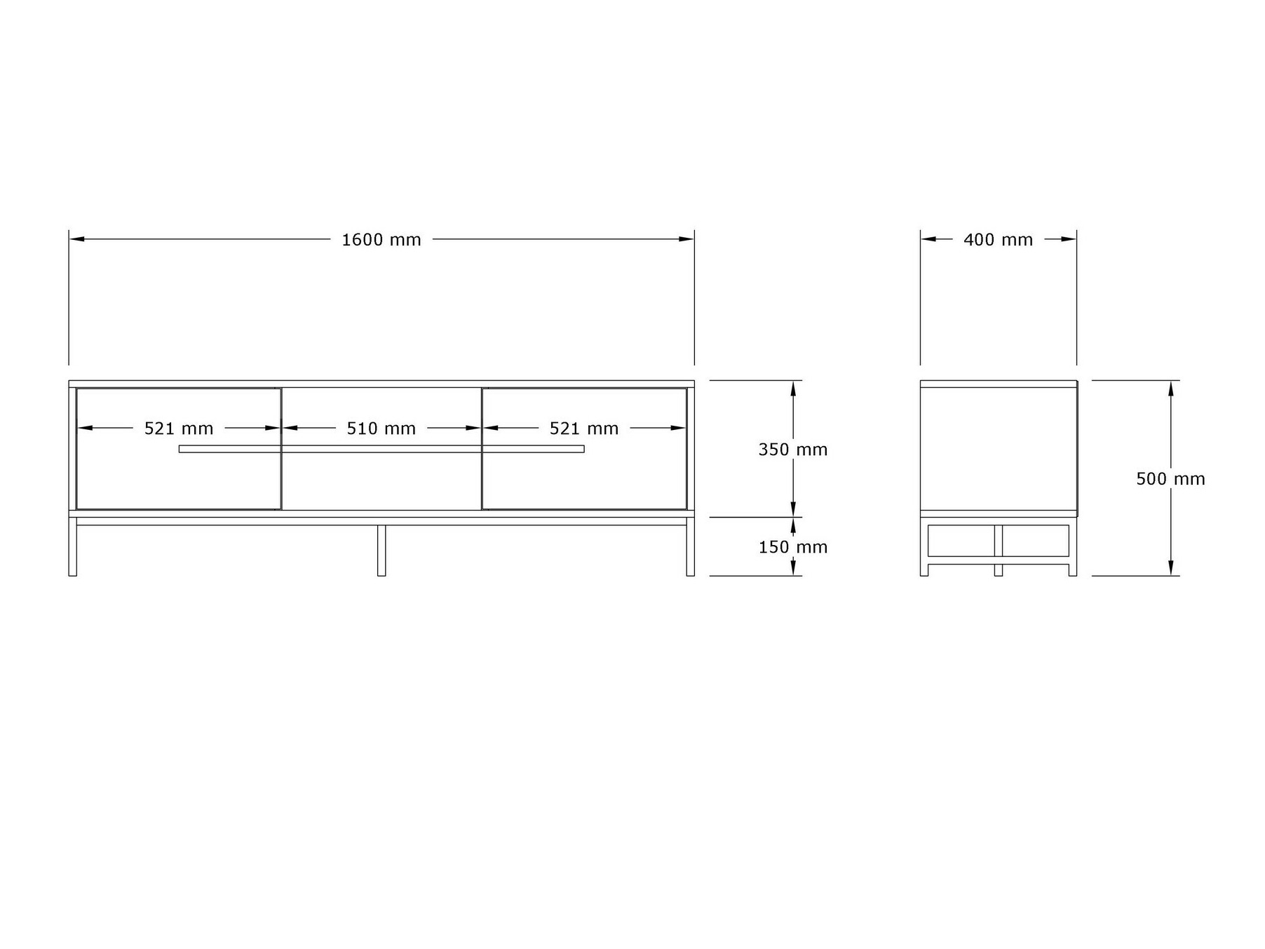Mueble TV Kailua 1486