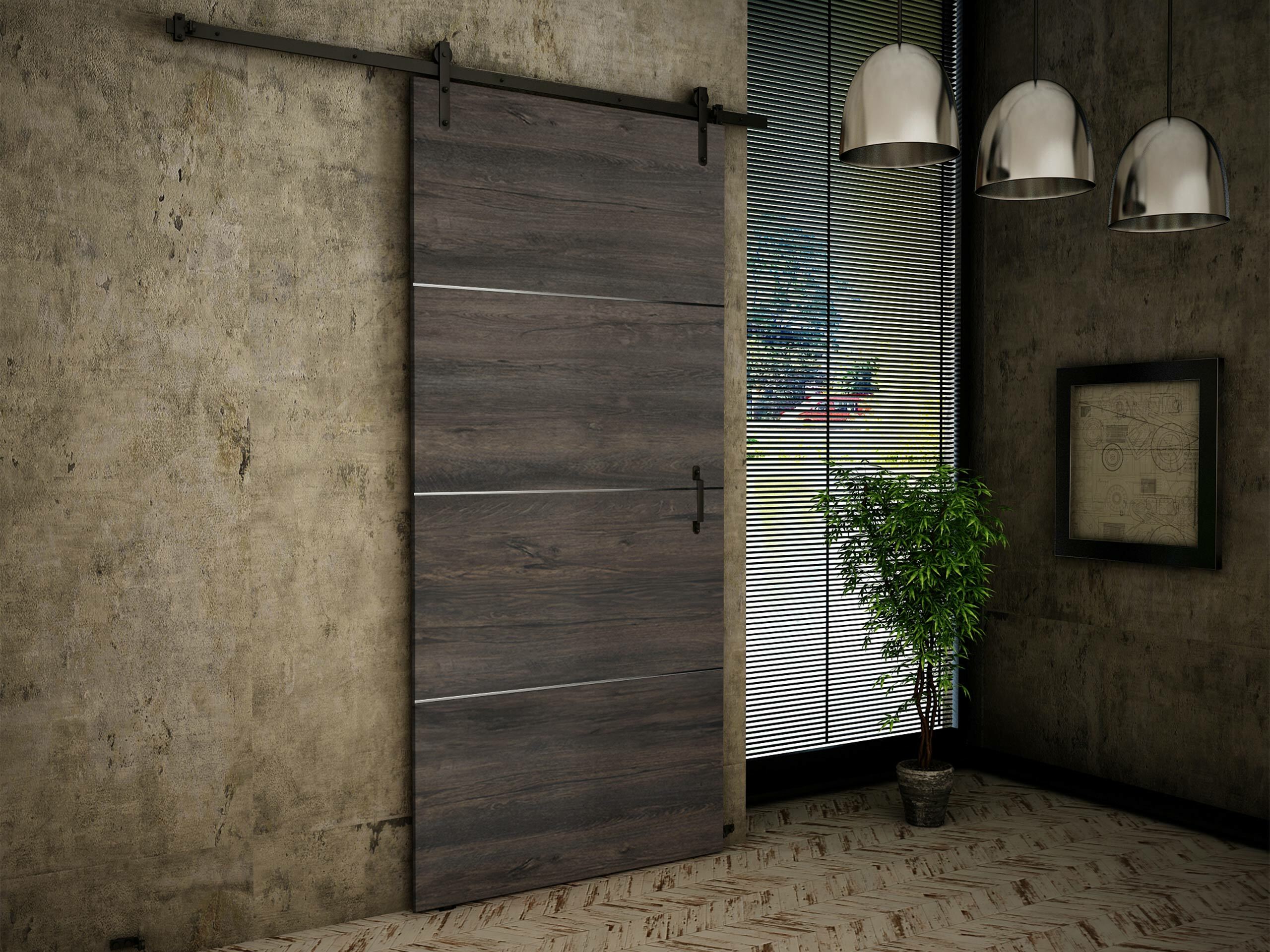 Puerta corredera Dover 155 (Fresno oscuro)