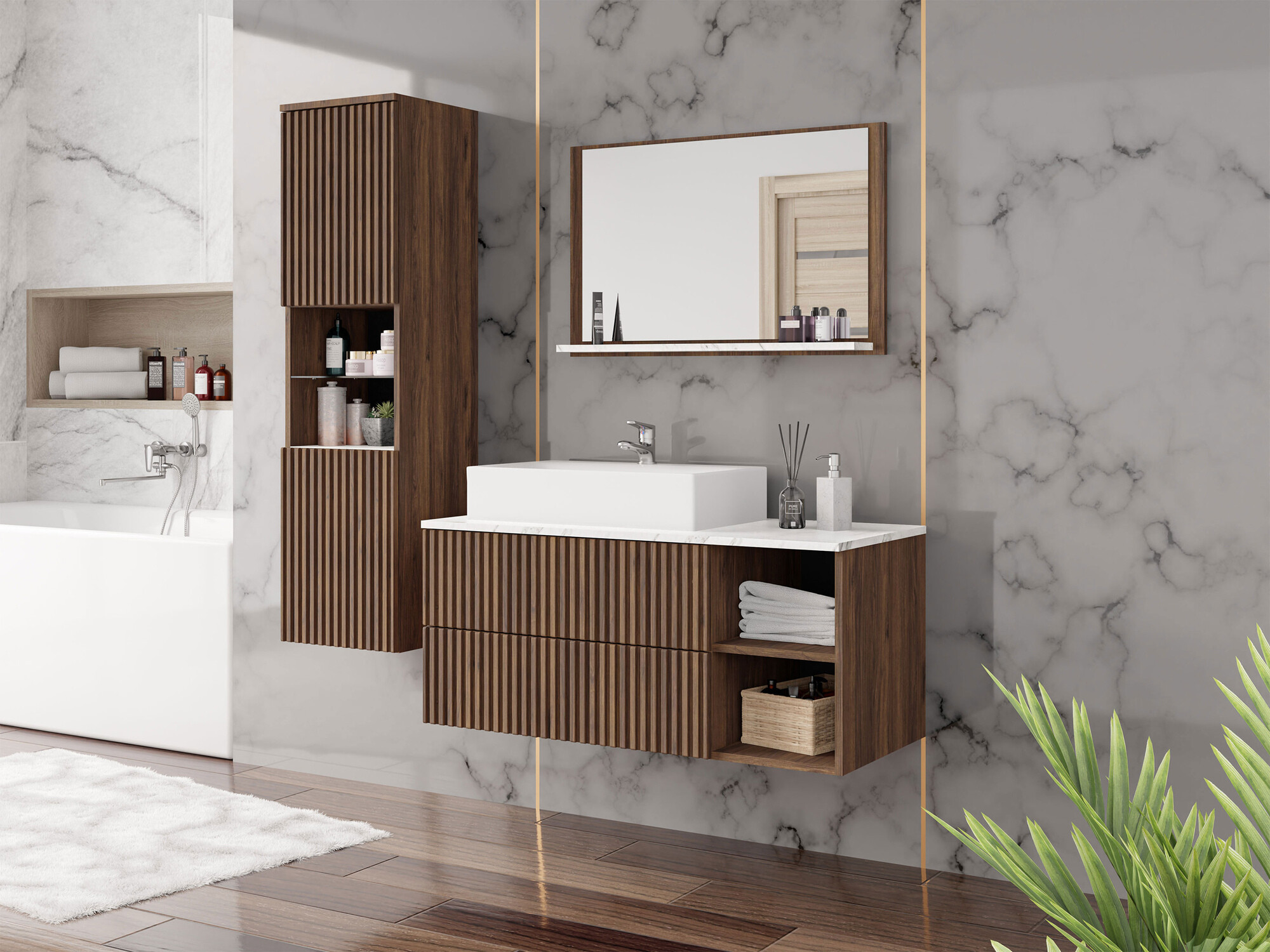 Conjunto de mueble de baño SP6094