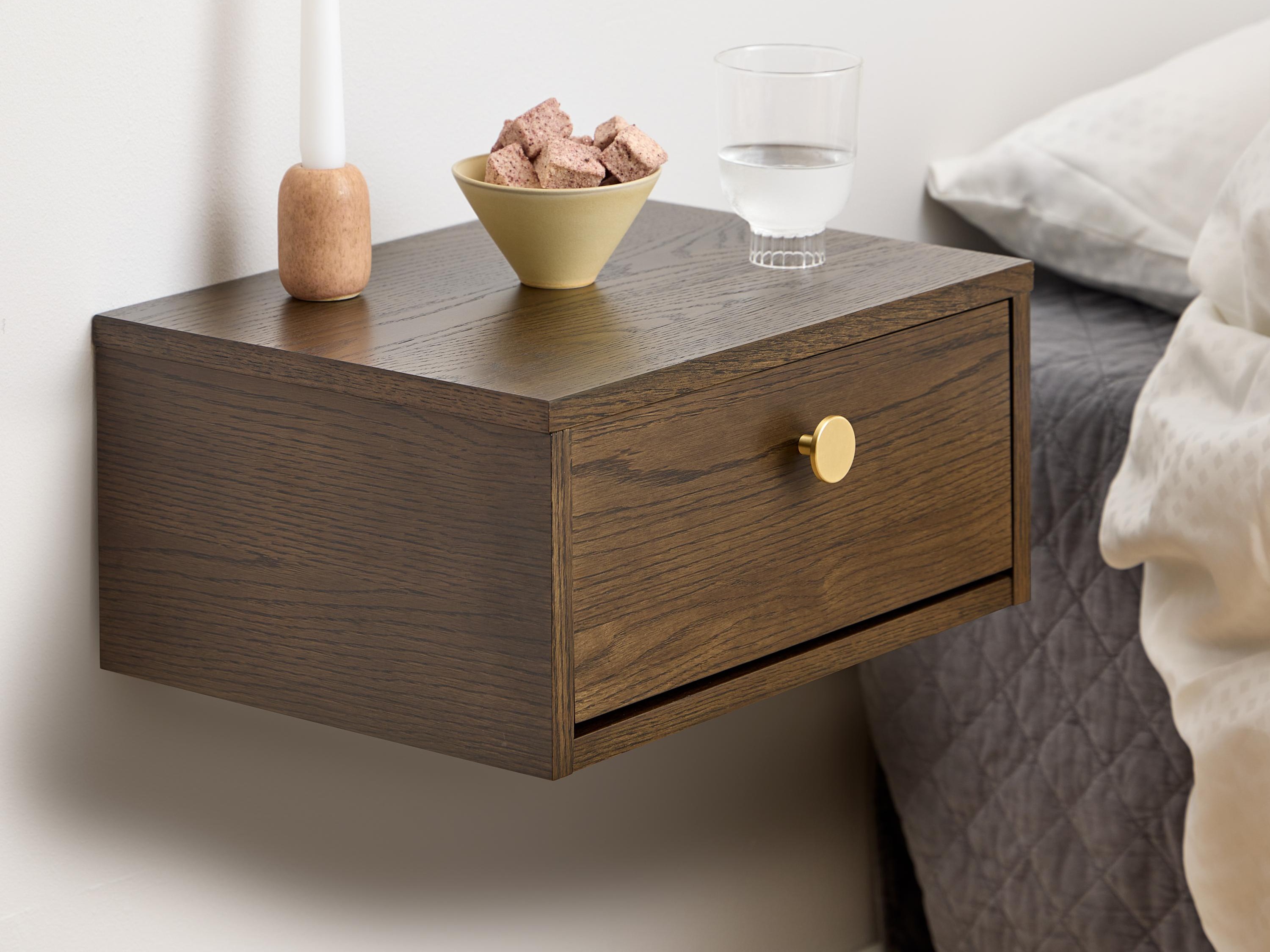 Mesilla de noche Norsica 984 (Roble oscuro)