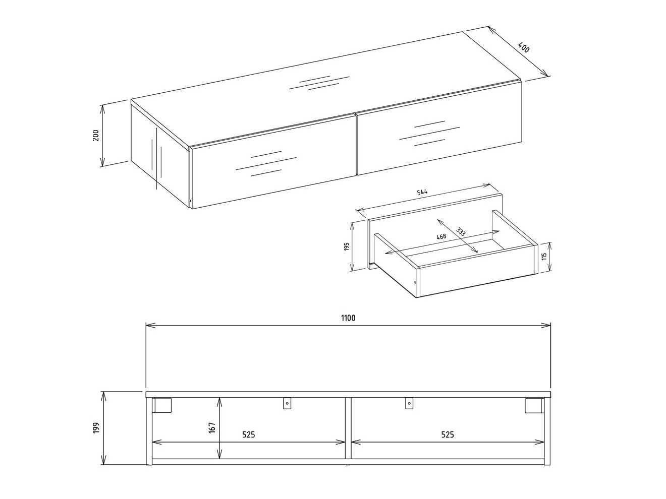 Consola Mandeville 341 (Cachemira)