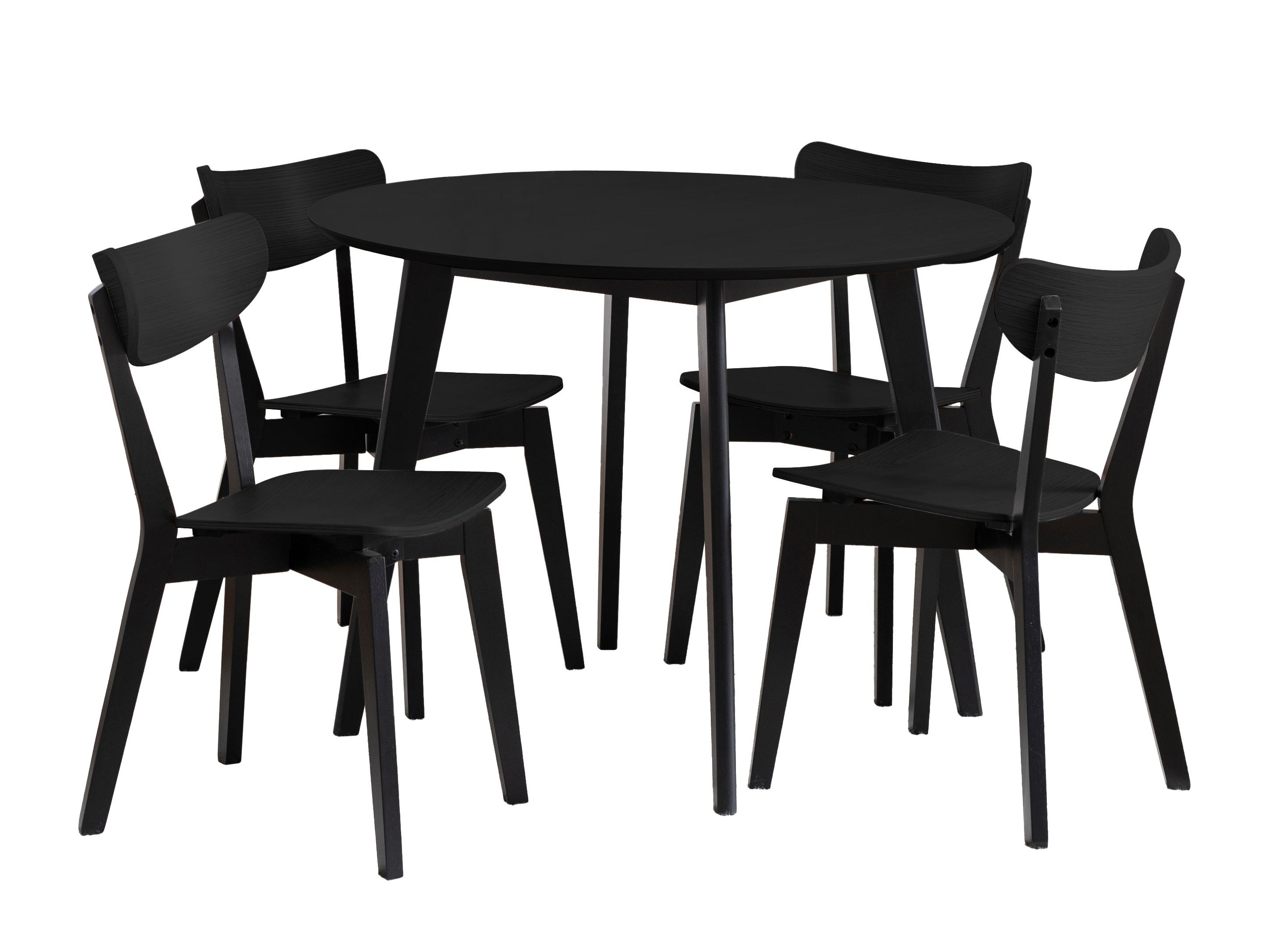 Conjunto de comedor Norsica 992 (Negro)