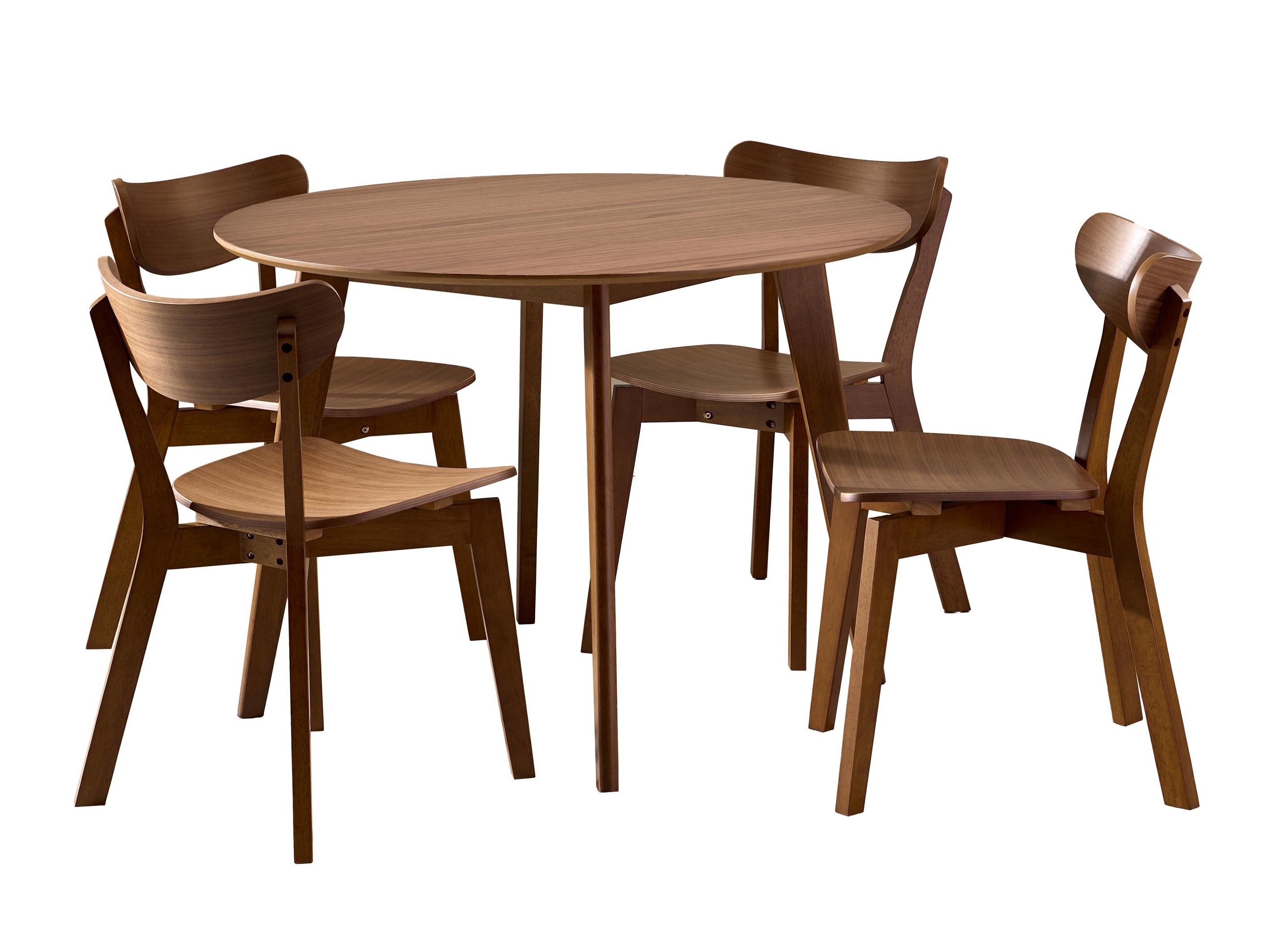Conjunto de comedor Norsica 992 (Nogal)