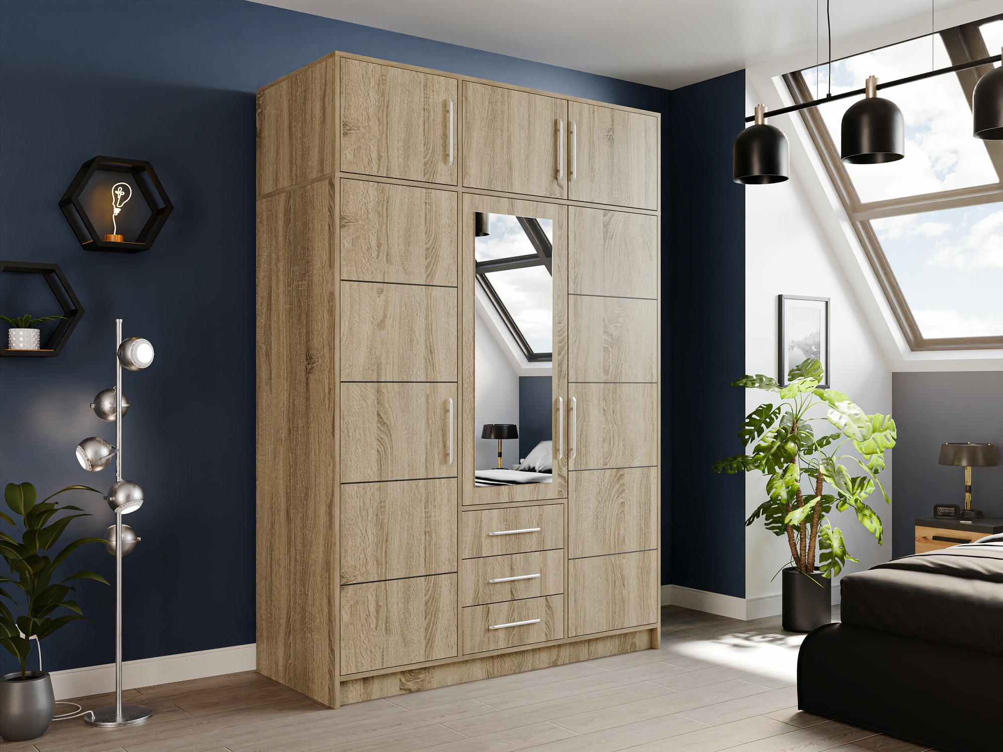 Armario Dortivu 153 (Roble Sonoma)