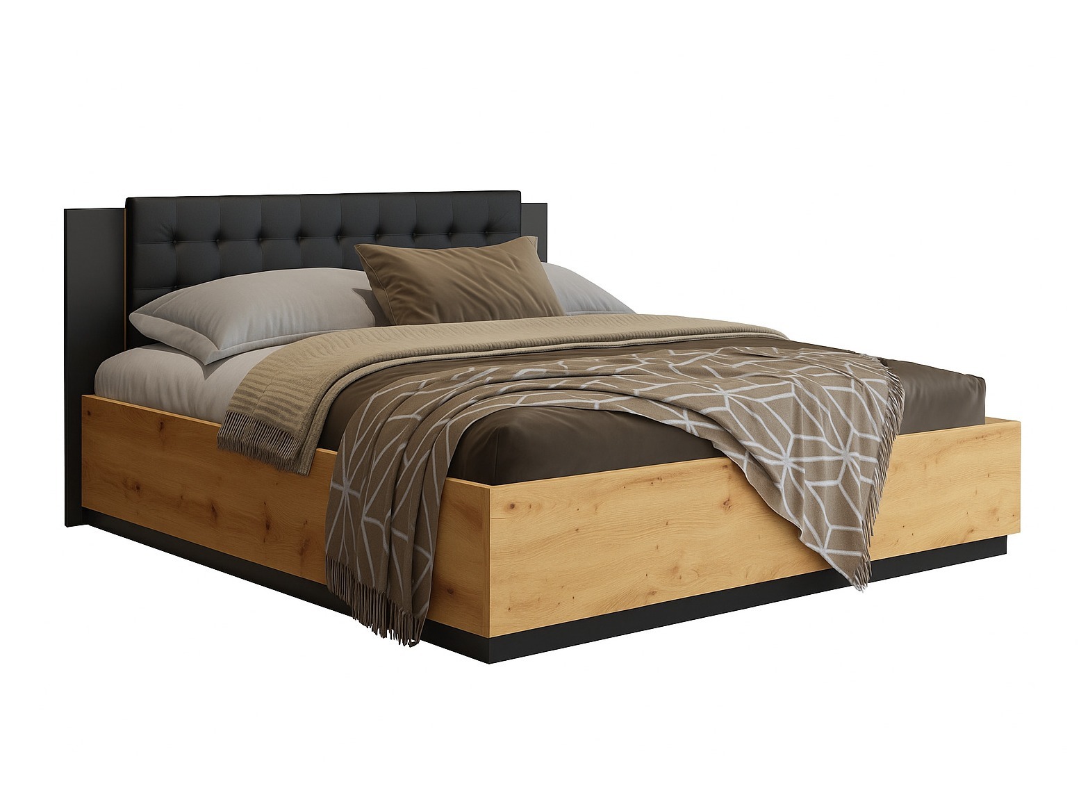 Cama Felelie 104 (Roble Artisan)