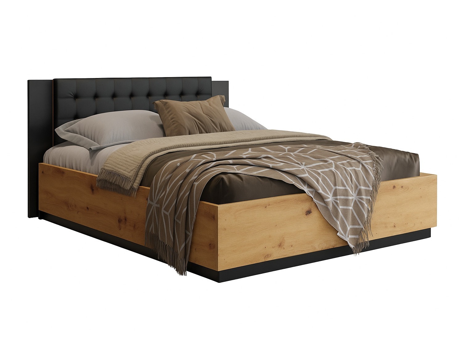 Cama Felelie 104 (Roble Artisan)