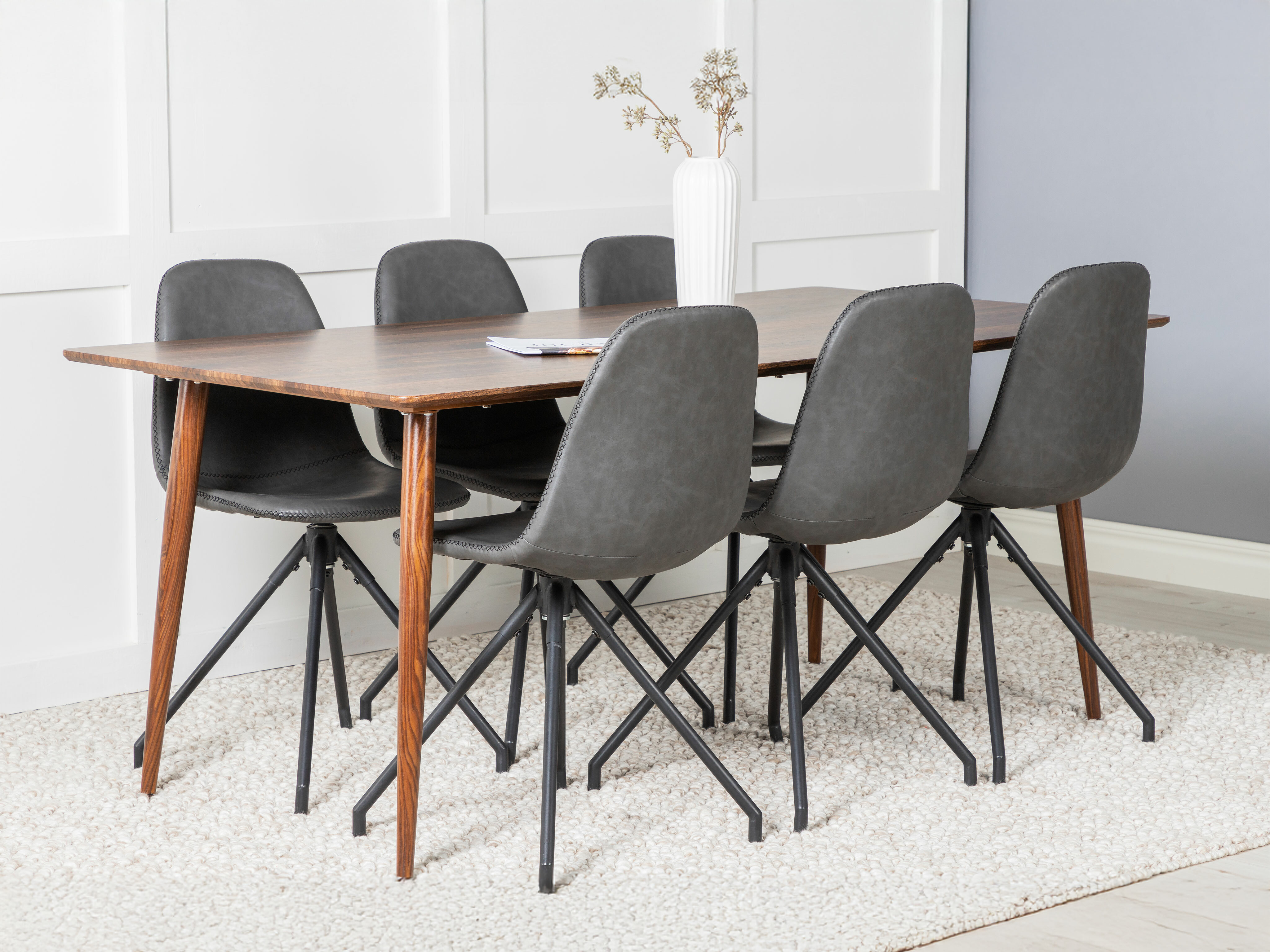 Conjunto de mesas y sillas para comedor Dallas 1802