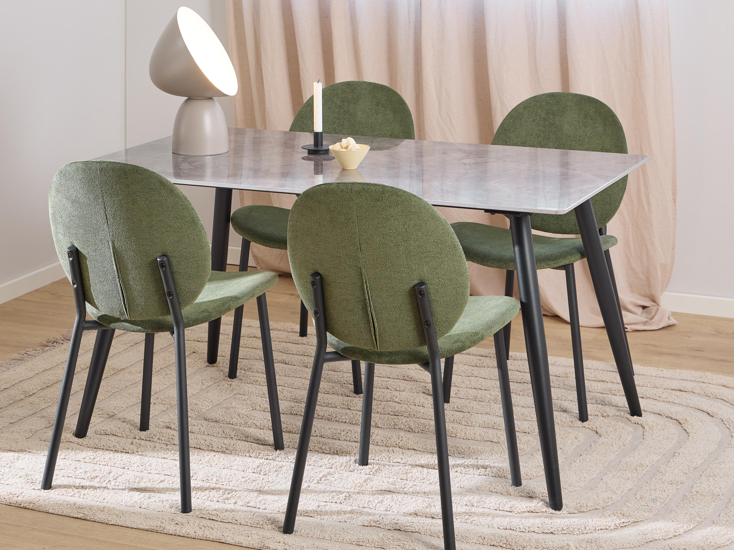 Conjunto de mesas y sillas para comedor Norsica 1015