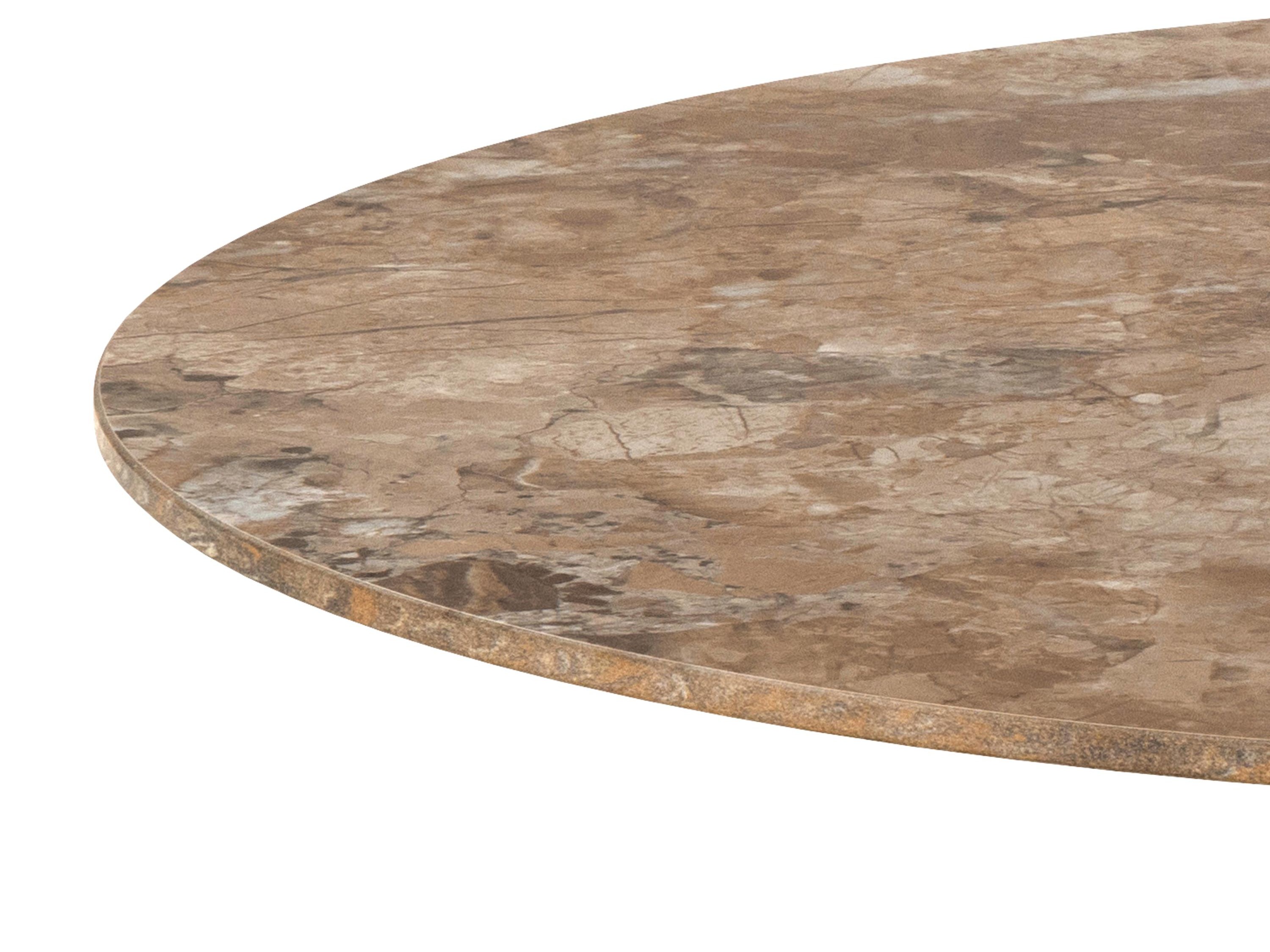 Mesa Norsica 616 (Mármol marrón + Gris)