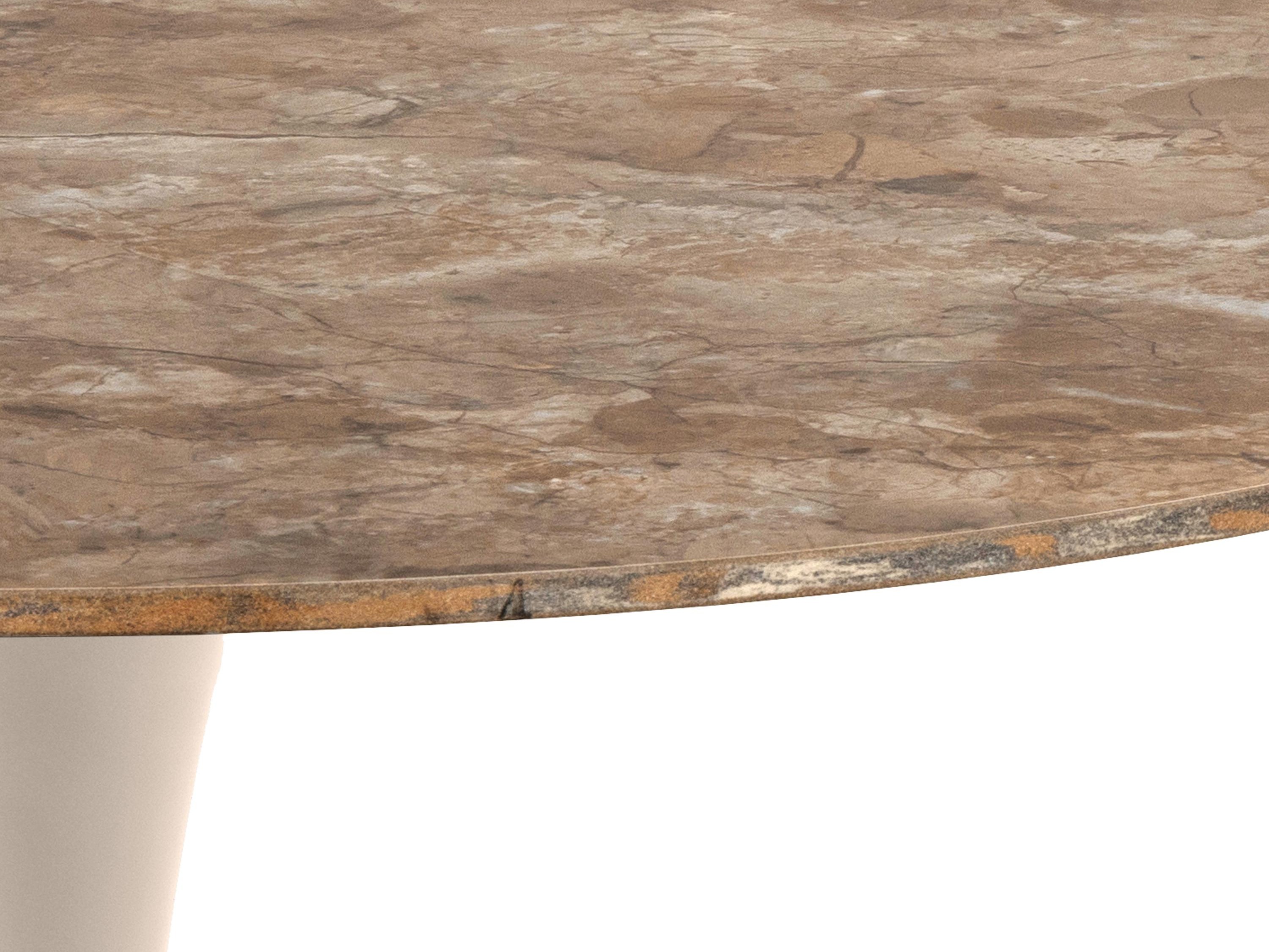 Mesa Norsica 616 (Mármol marrón + Gris)