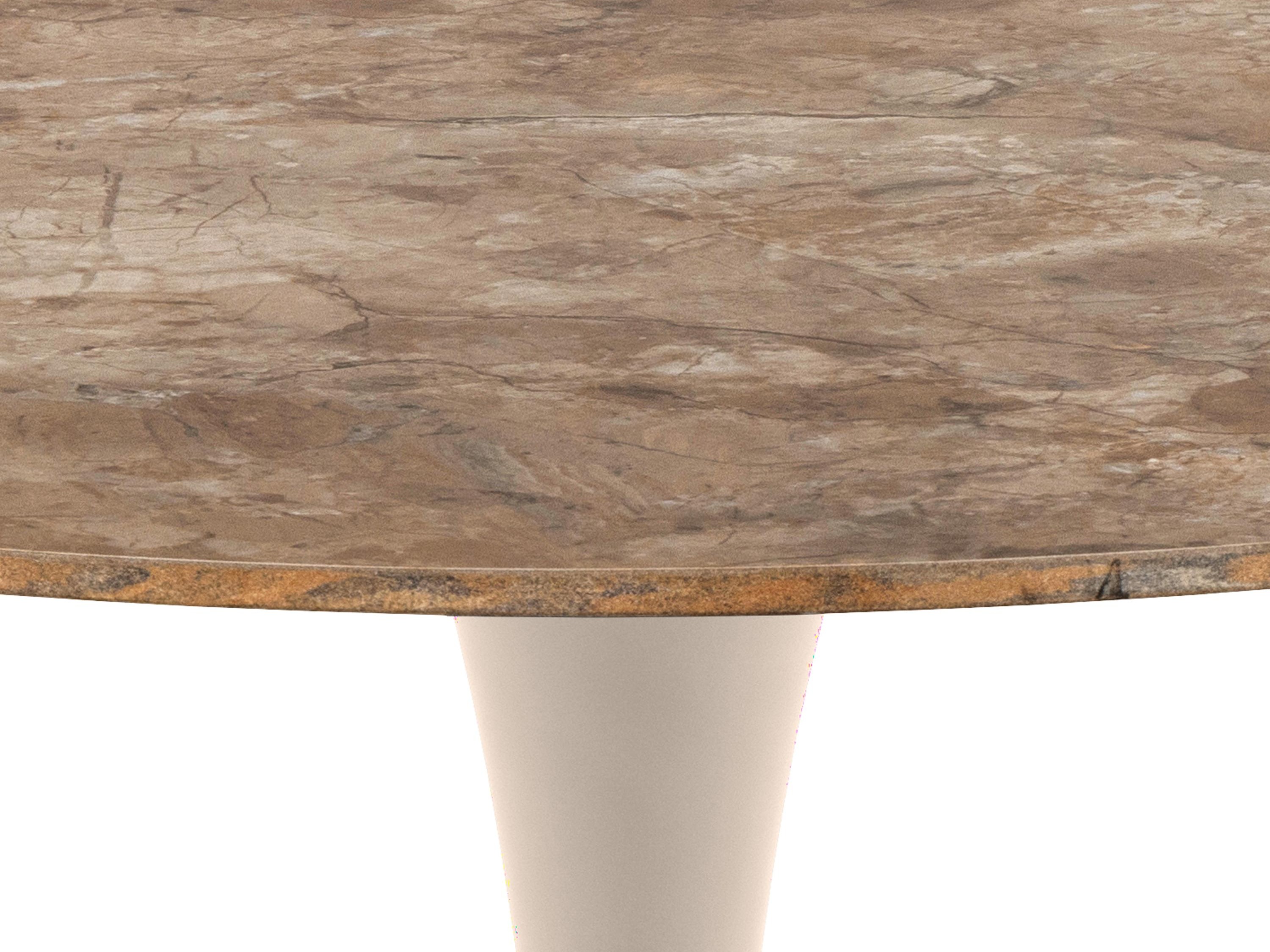 Mesa Norsica 616 (Mármol marrón + Gris)