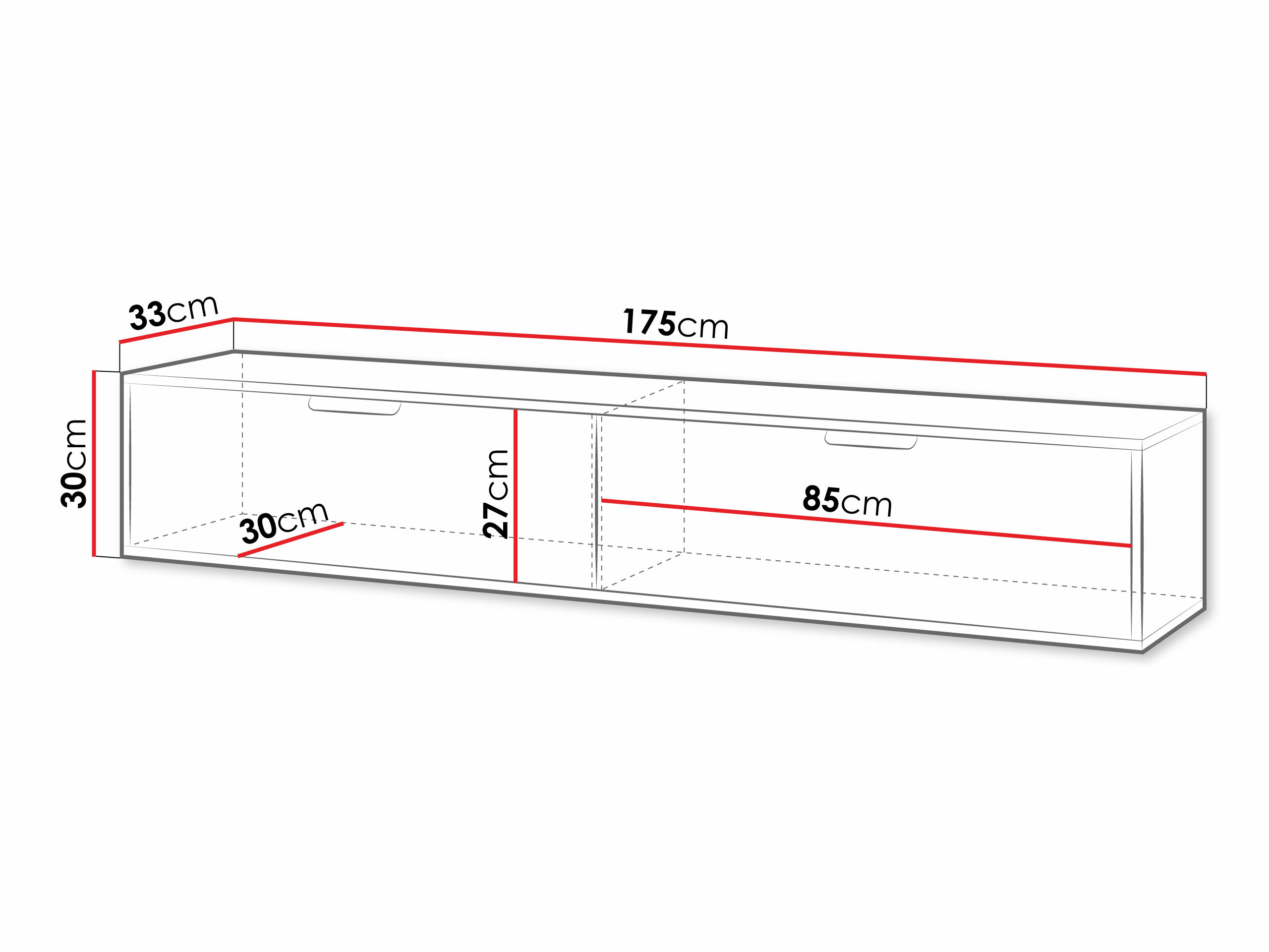 Mueble TV Hamilton 101 (Blanco)