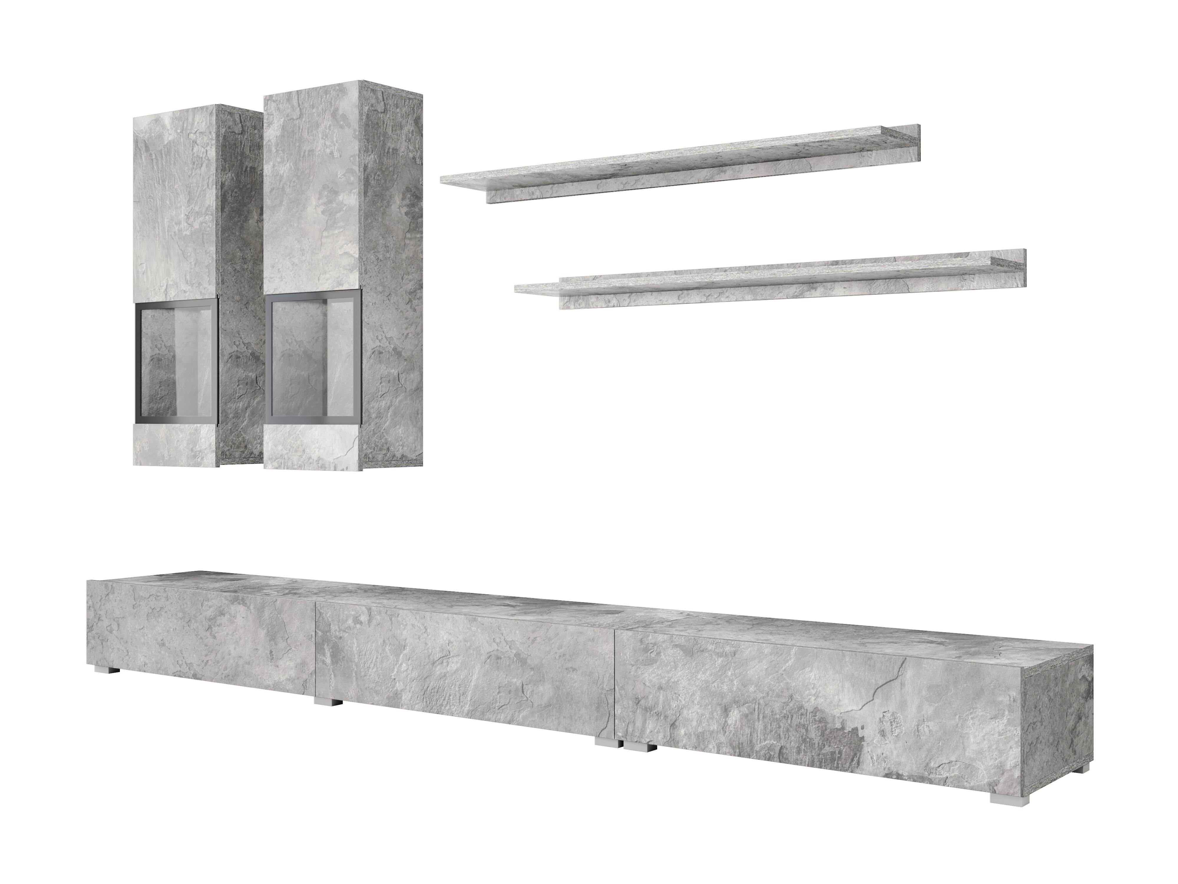 Conjunto de salón Serodeu 104 (Hormigón)