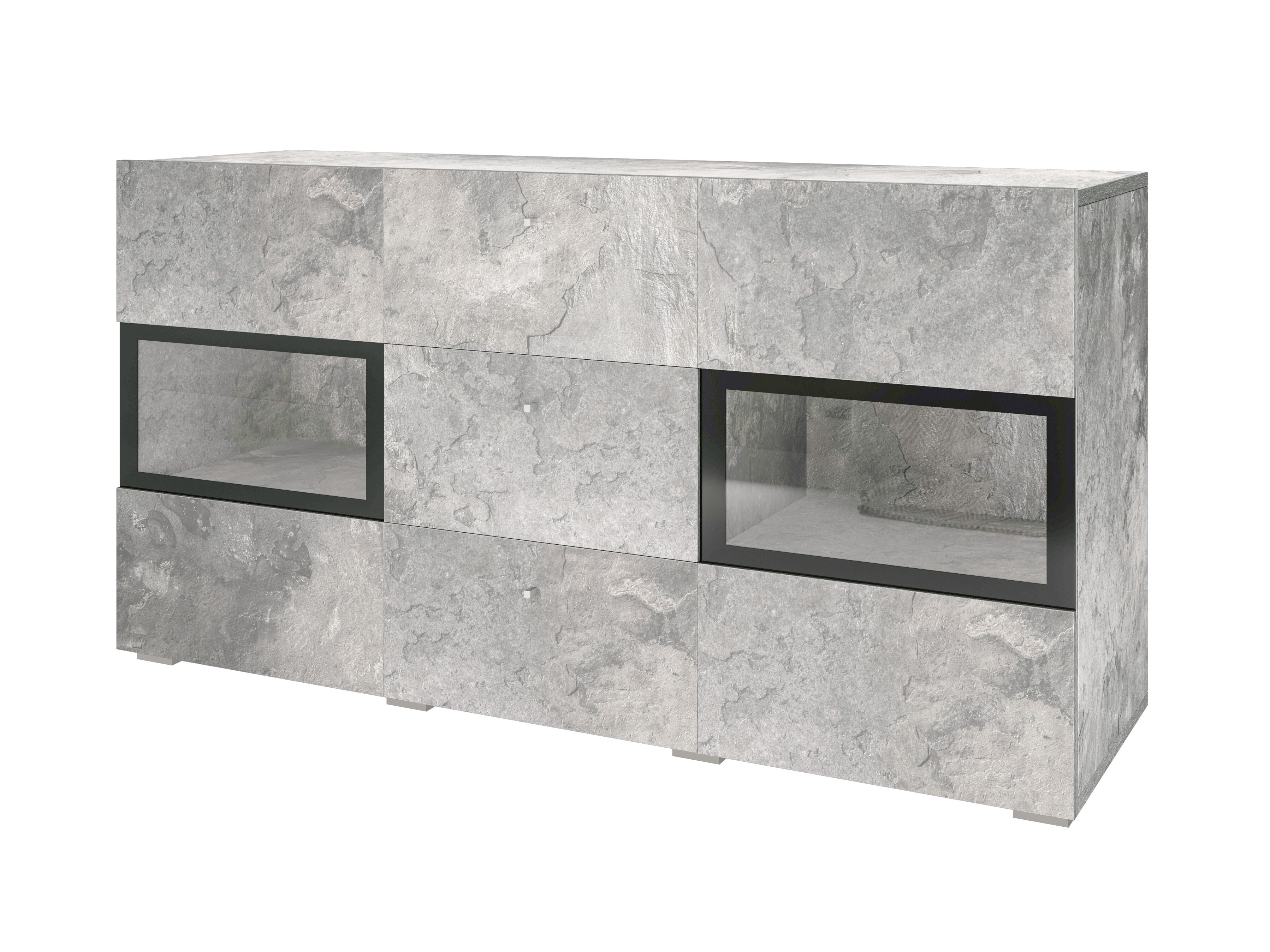 Conjunto de salón Serodeu 104 (Hormigón)