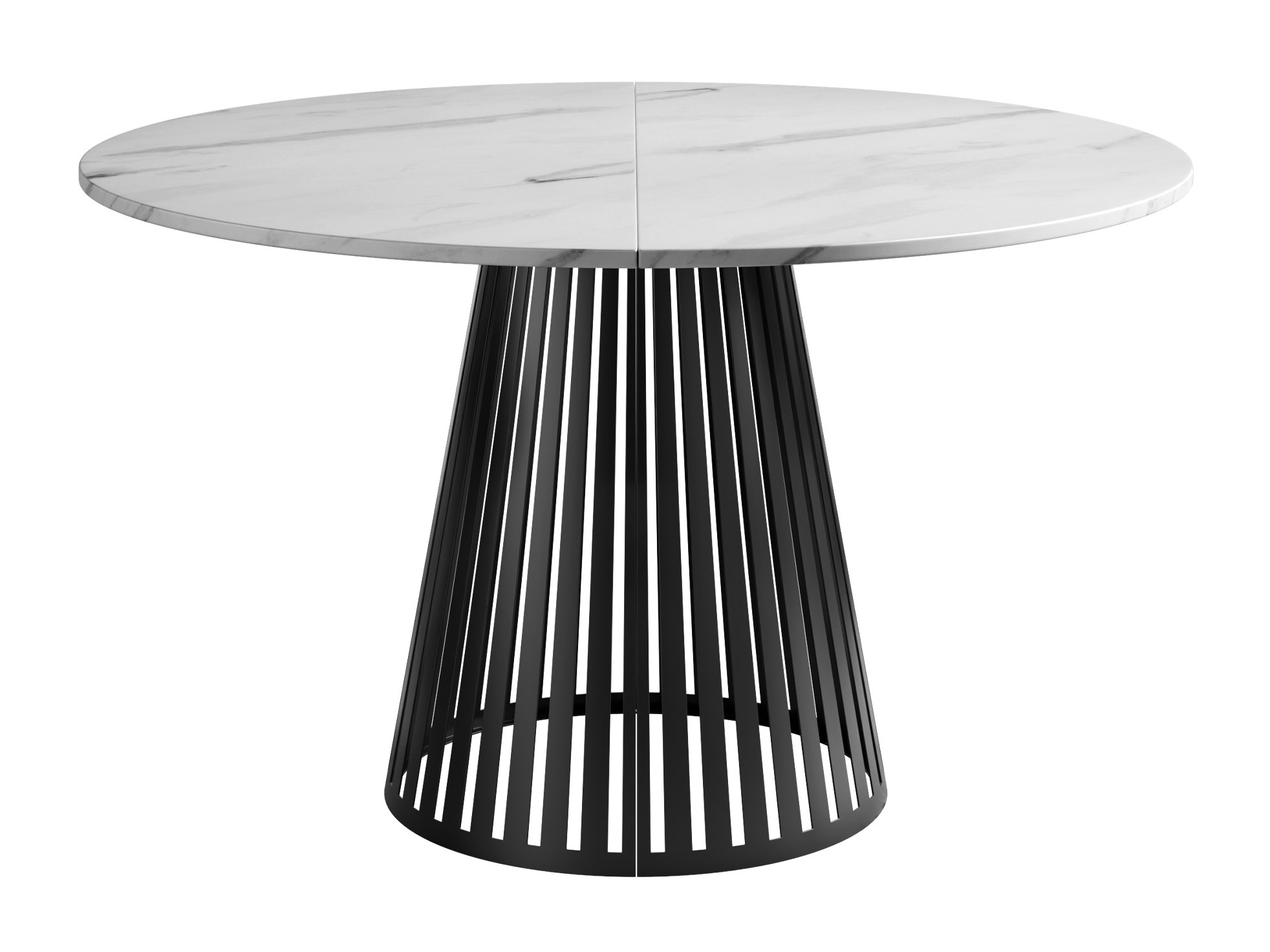 Mesa Prudentia II (Mármol blanco + Negro)