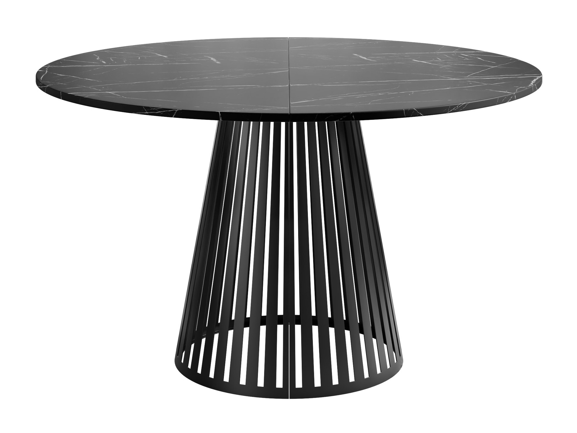 Mesa Prudentia II (Mármol negro + Negro)