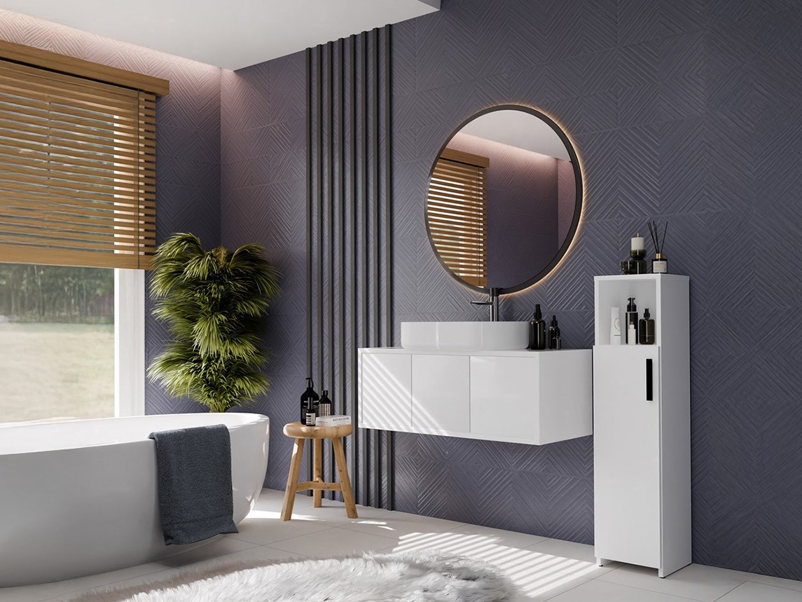 Armario de pie para baño Mandeville 344