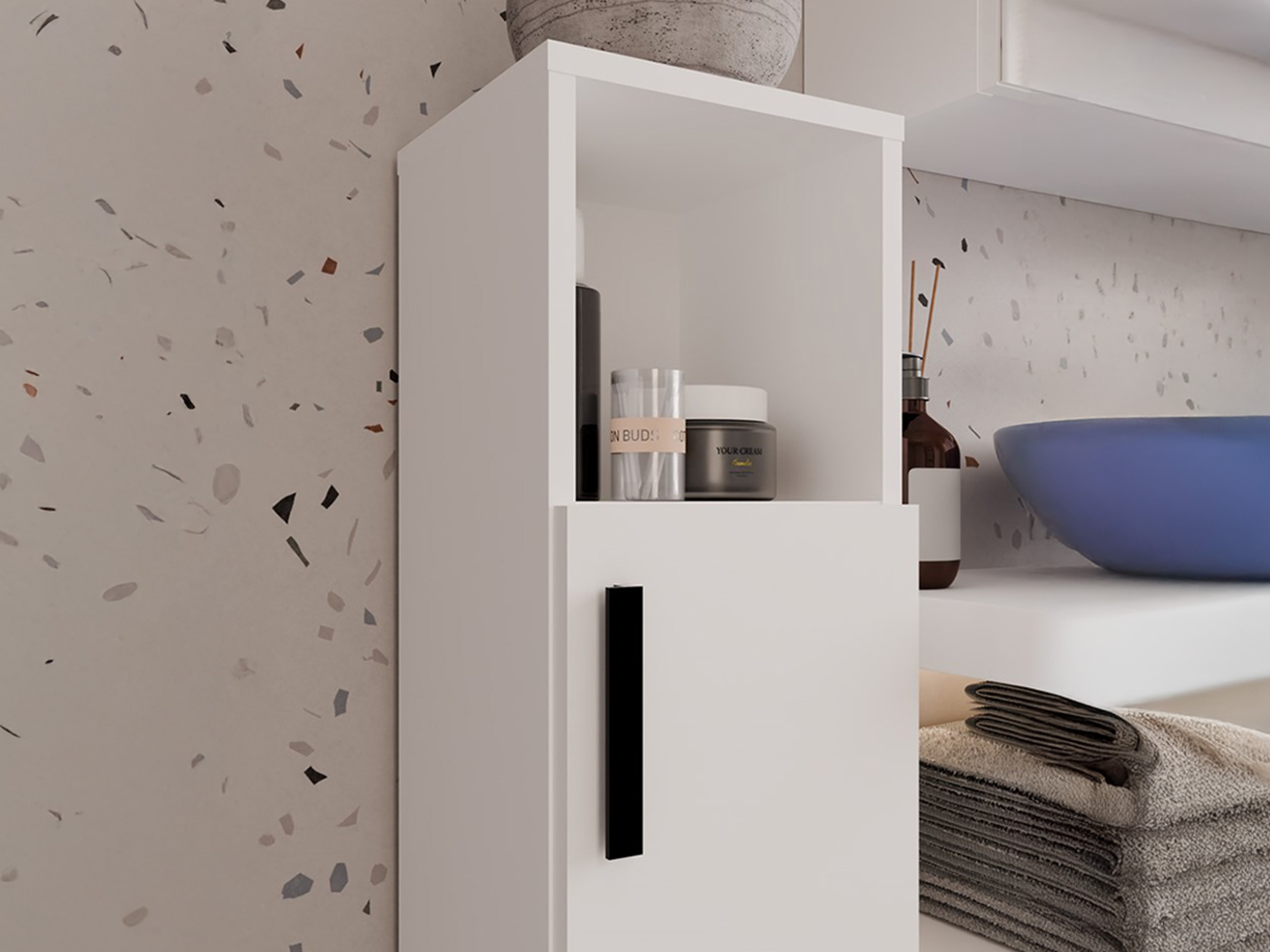 Armario de pie para baño Mandeville 344