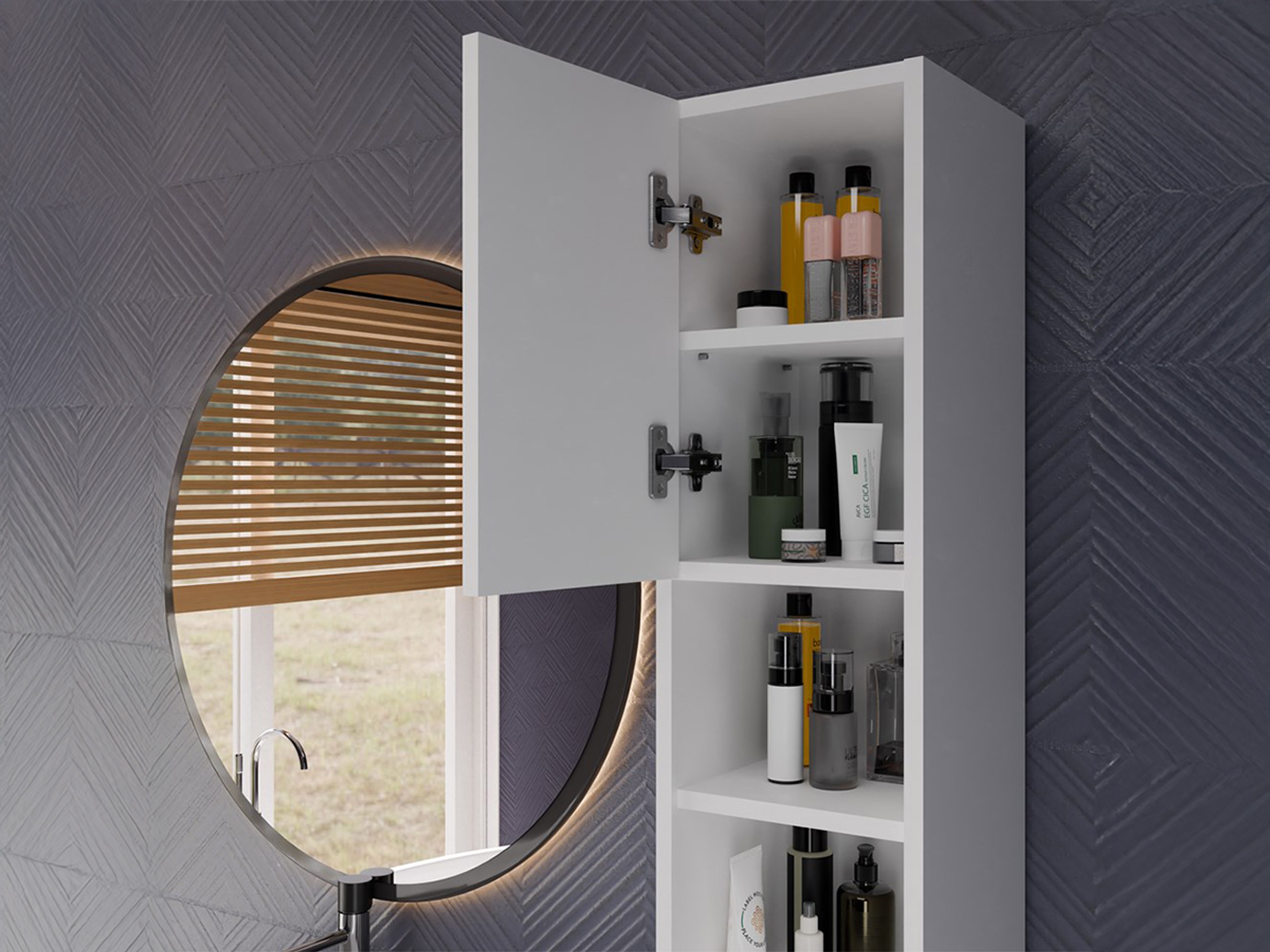 Armario de pie para baño Mandeville 345