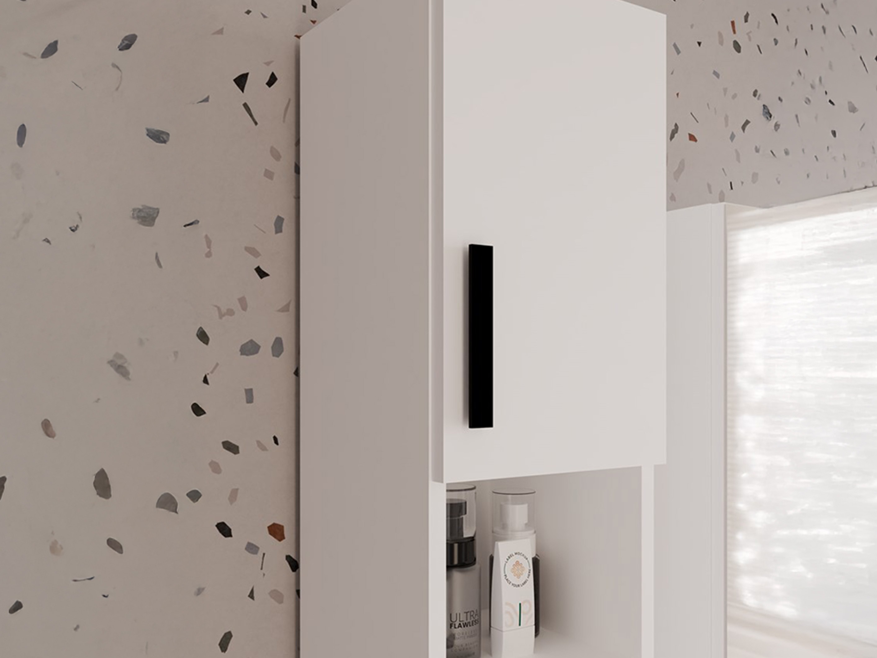 Armario de pie para baño Mandeville 345