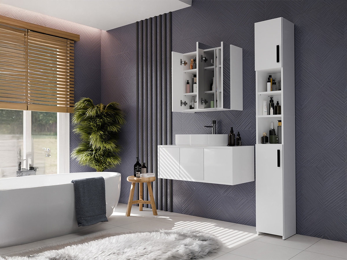 Mueble para baño con espejo Mandeville 343