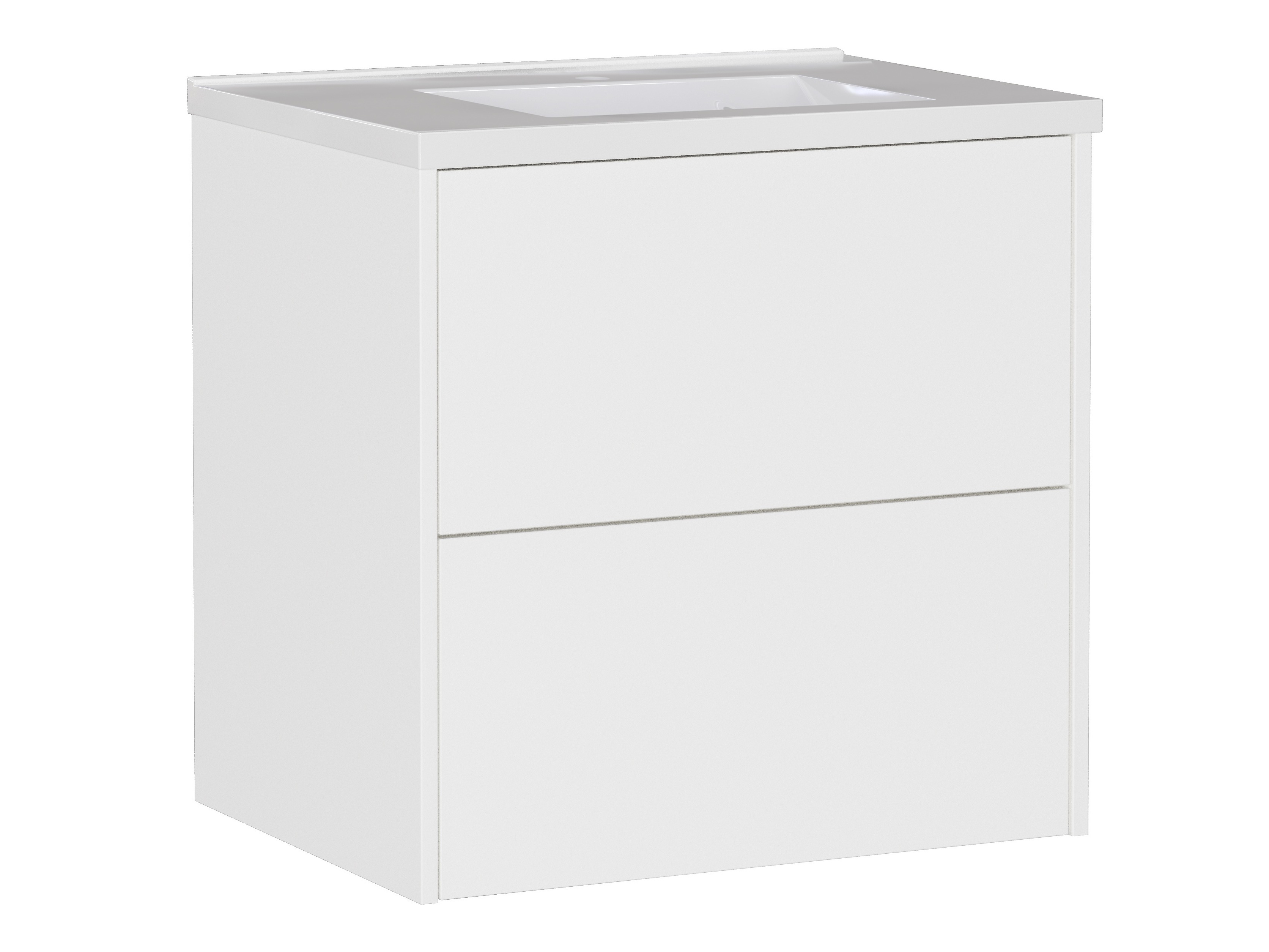 Armario de baño colgante para lavabo Sacramento 522 (Blanco)