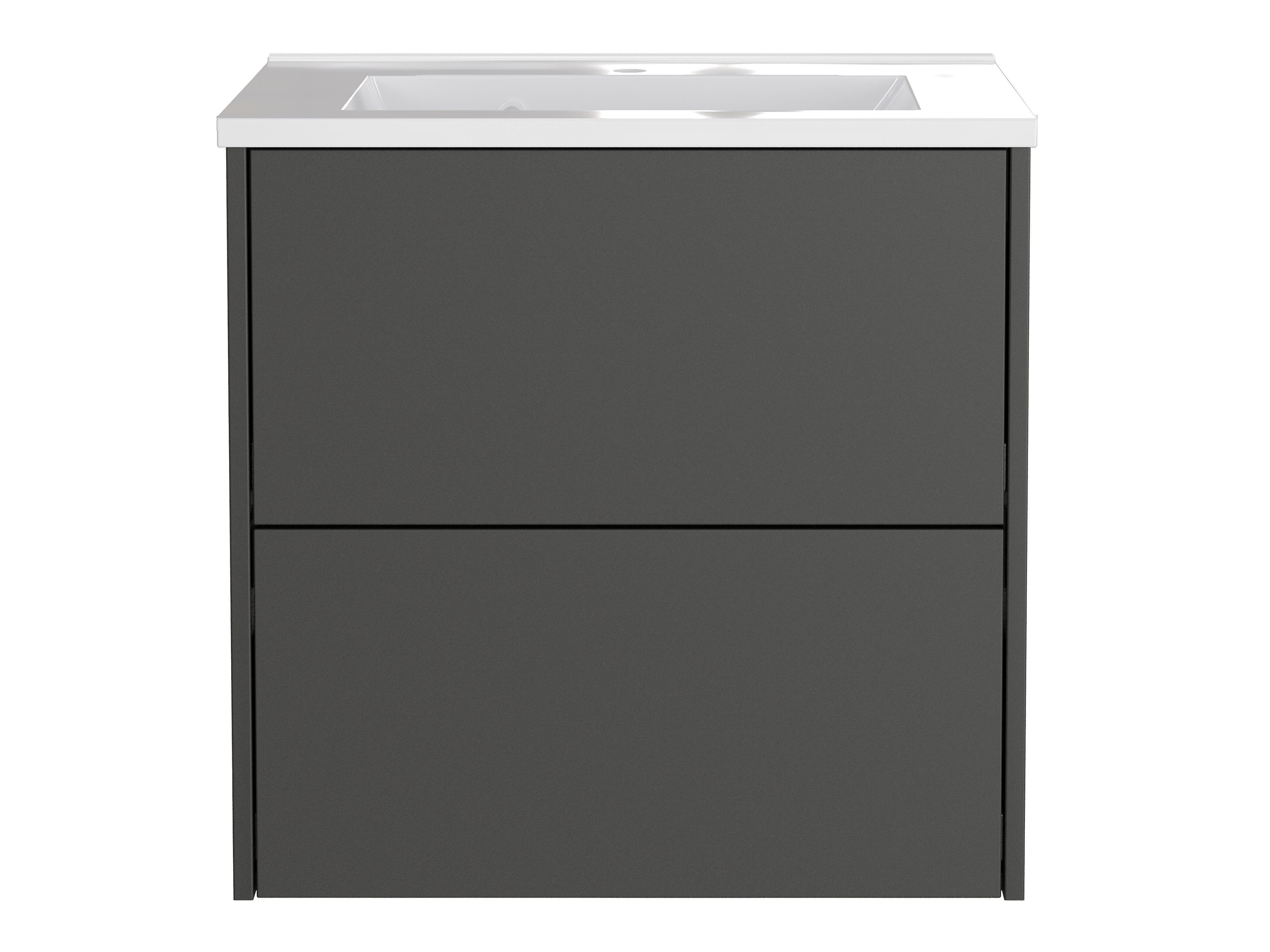 Armario de baño colgante para lavabo Sacramento 522 (Grafito)