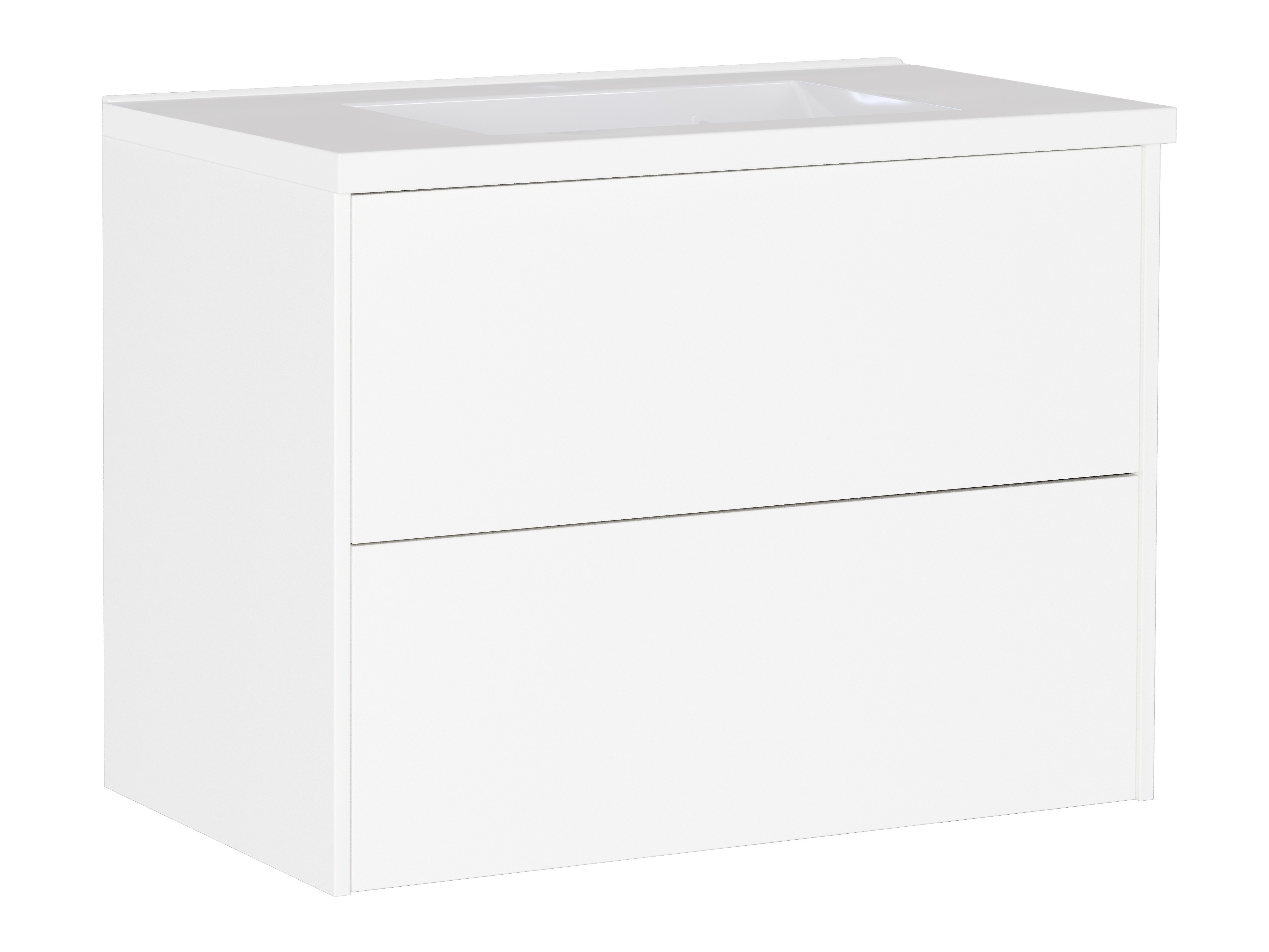 Armario de baño colgante para lavabo Sacramento 523 (Blanco)