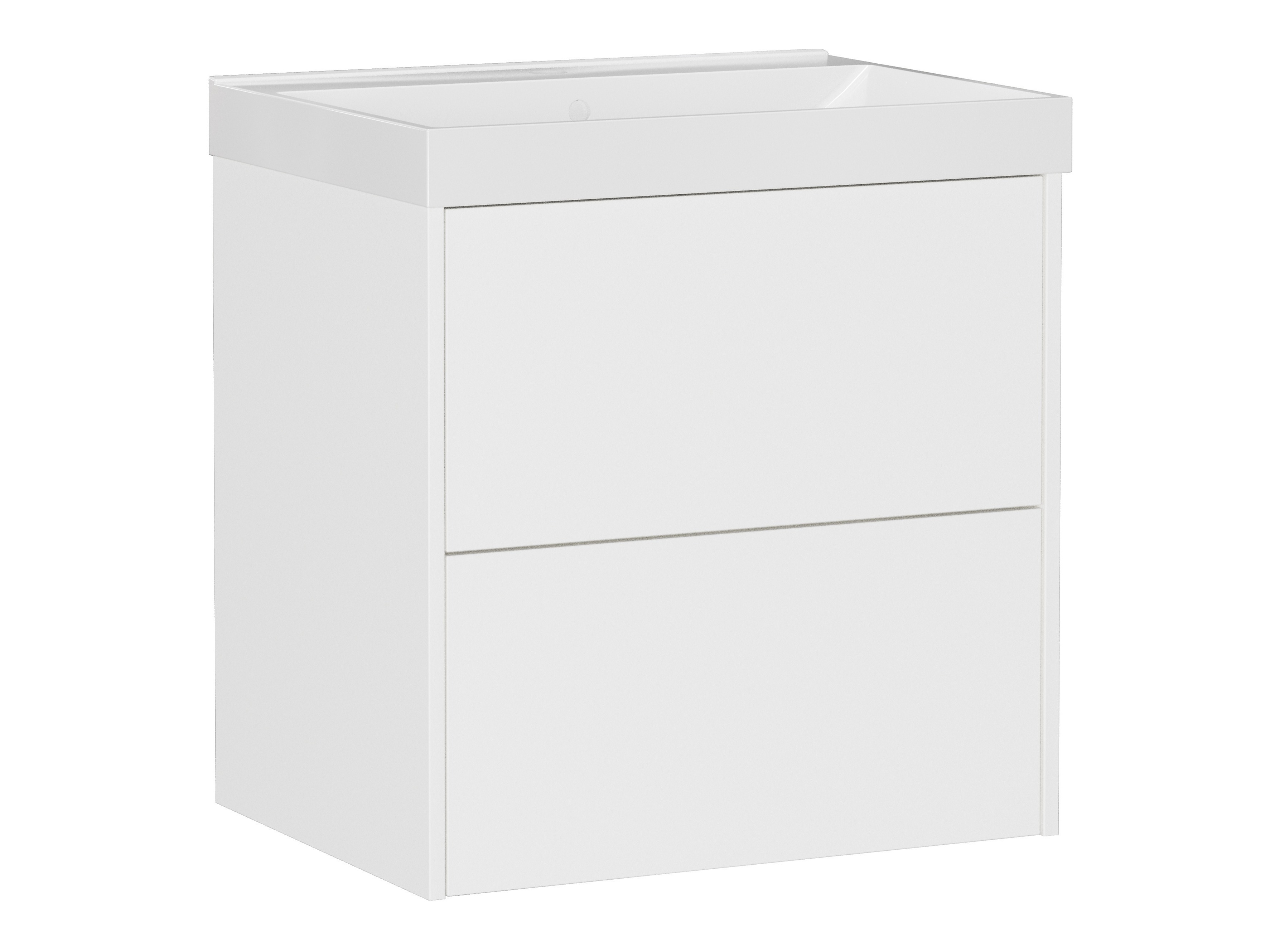 Armario de baño colgante para lavabo Sacramento 524 (Blanco)