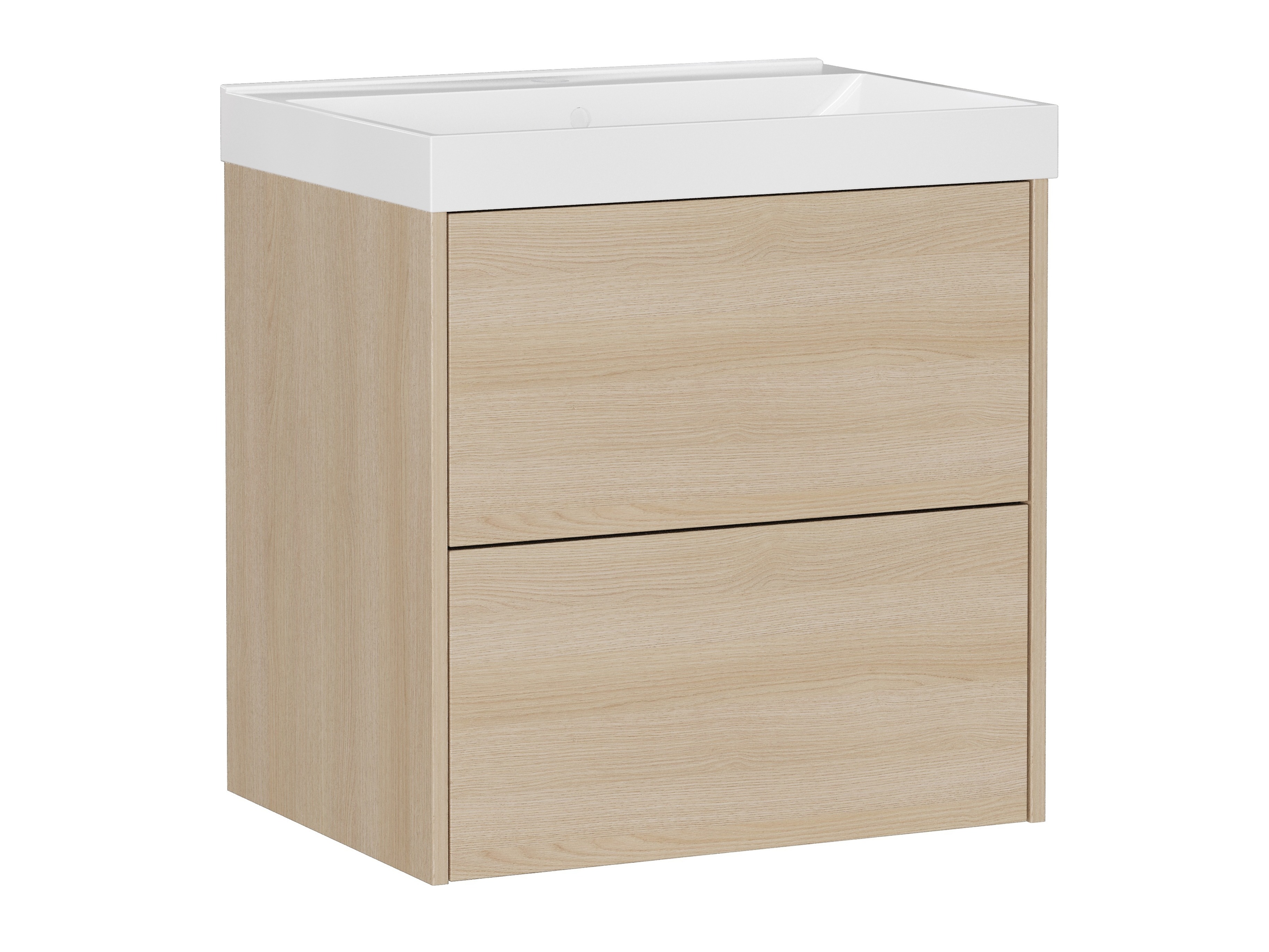 Armario de baño colgante para lavabo Sacramento 524 (Roble)