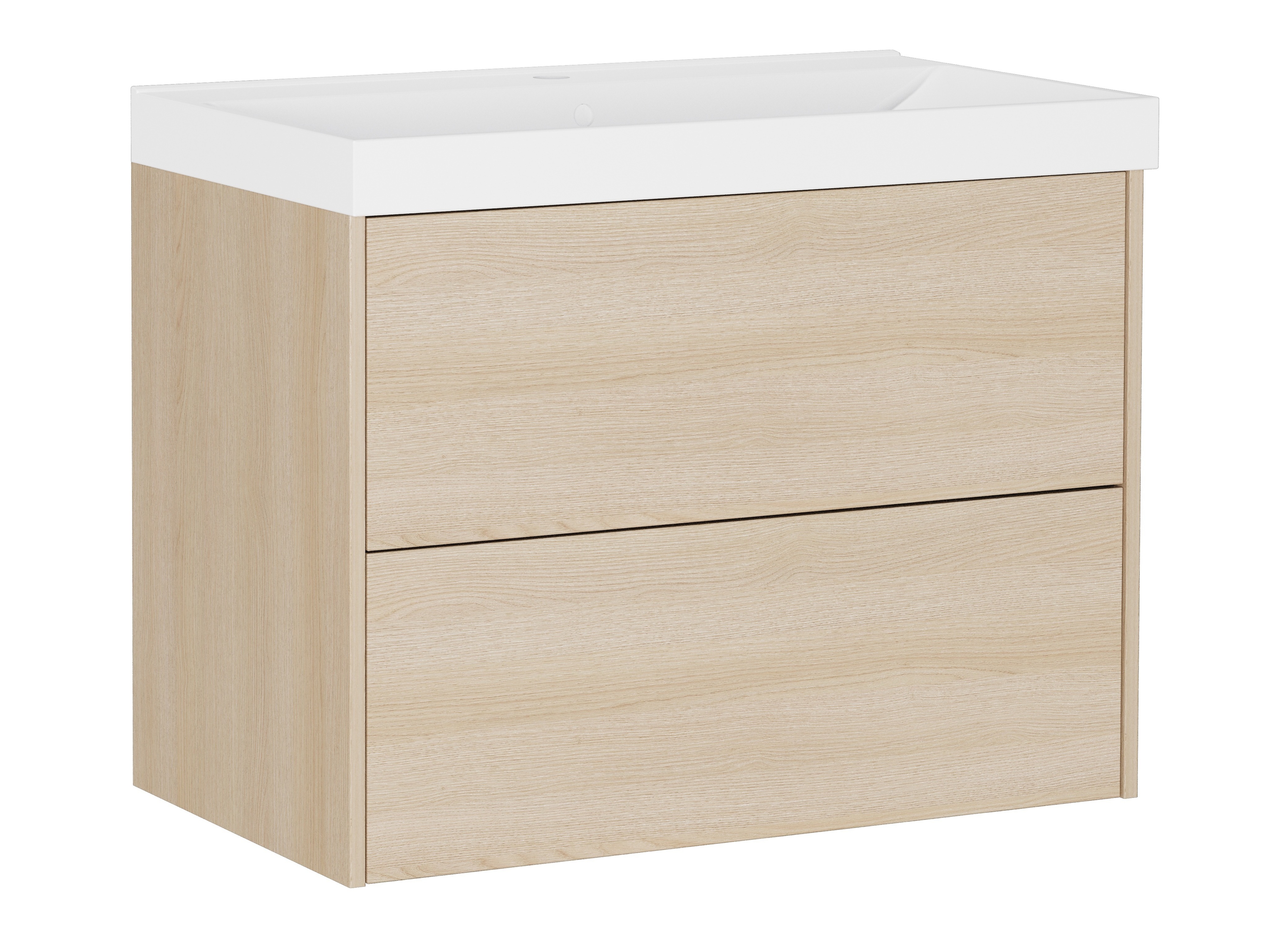 Armario de baño colgante para lavabo Sacramento 525 (Roble)