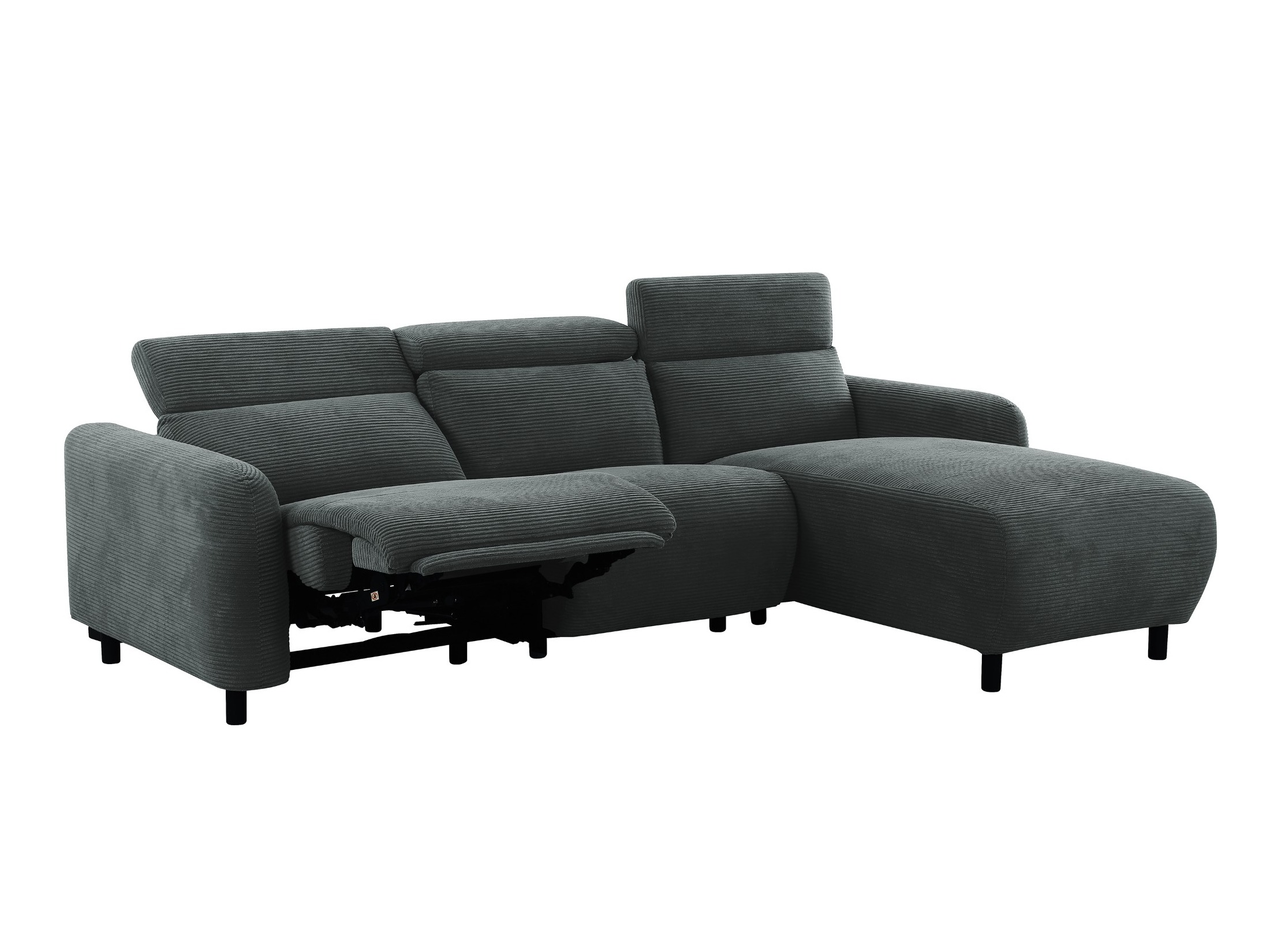 Sillón reclinable de ángulo suave Denton 1509 (Antracita)