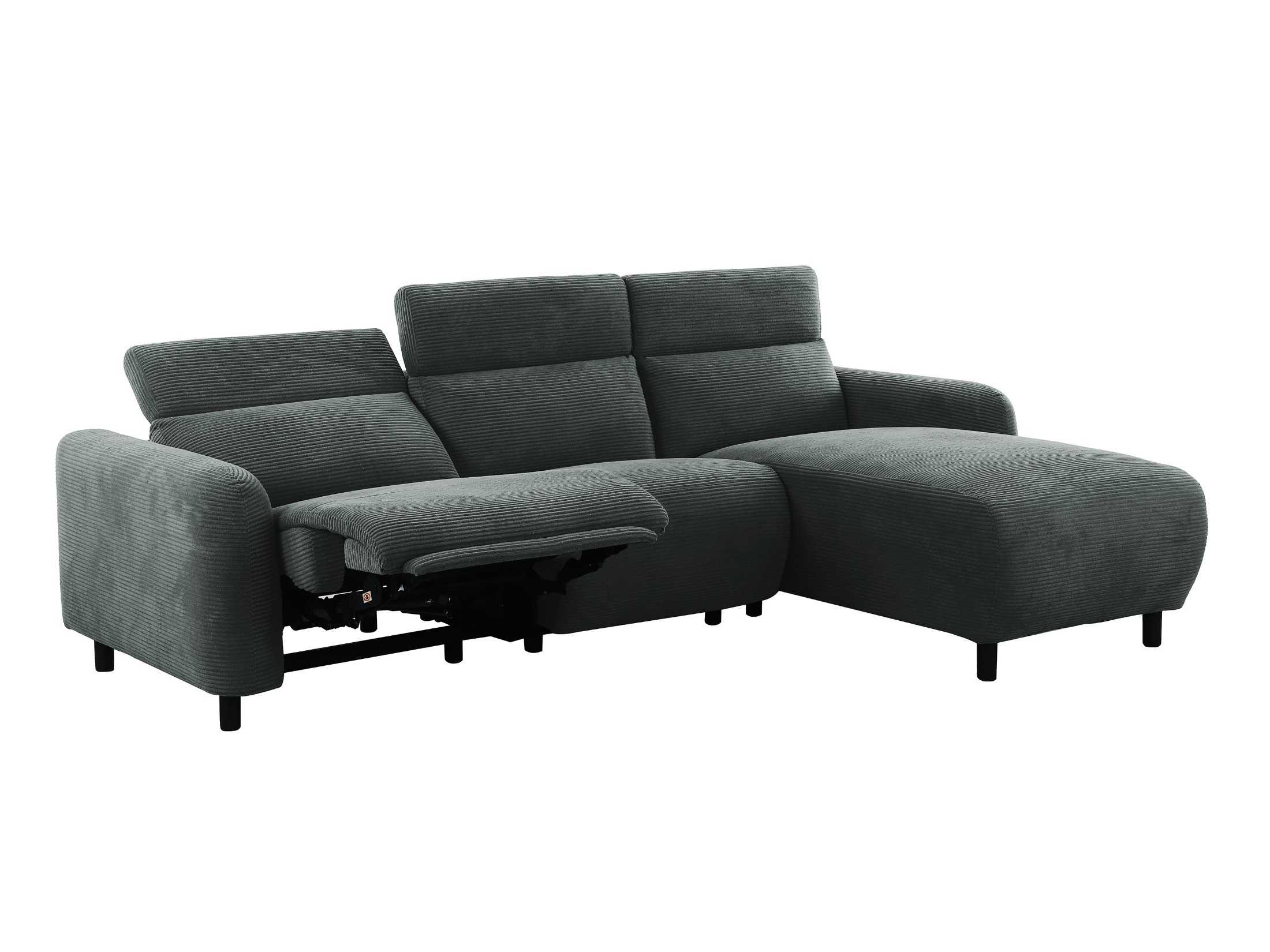 Sillón reclinable de ángulo suave Denton 1509 (Antracita)