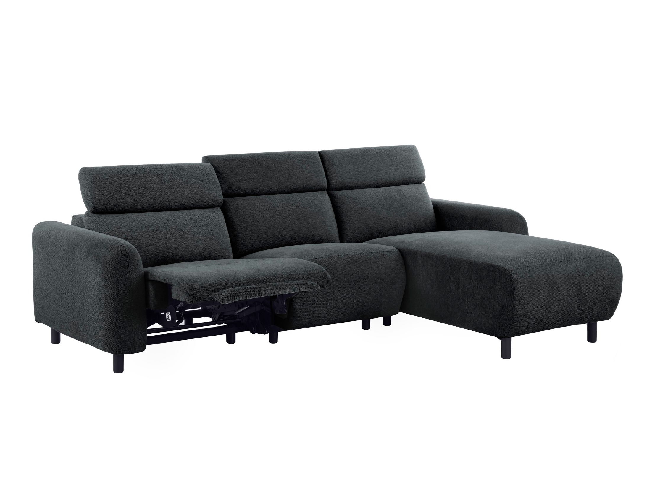 Sillón reclinable de ángulo suave Denton 1509 (Gris oscuro)