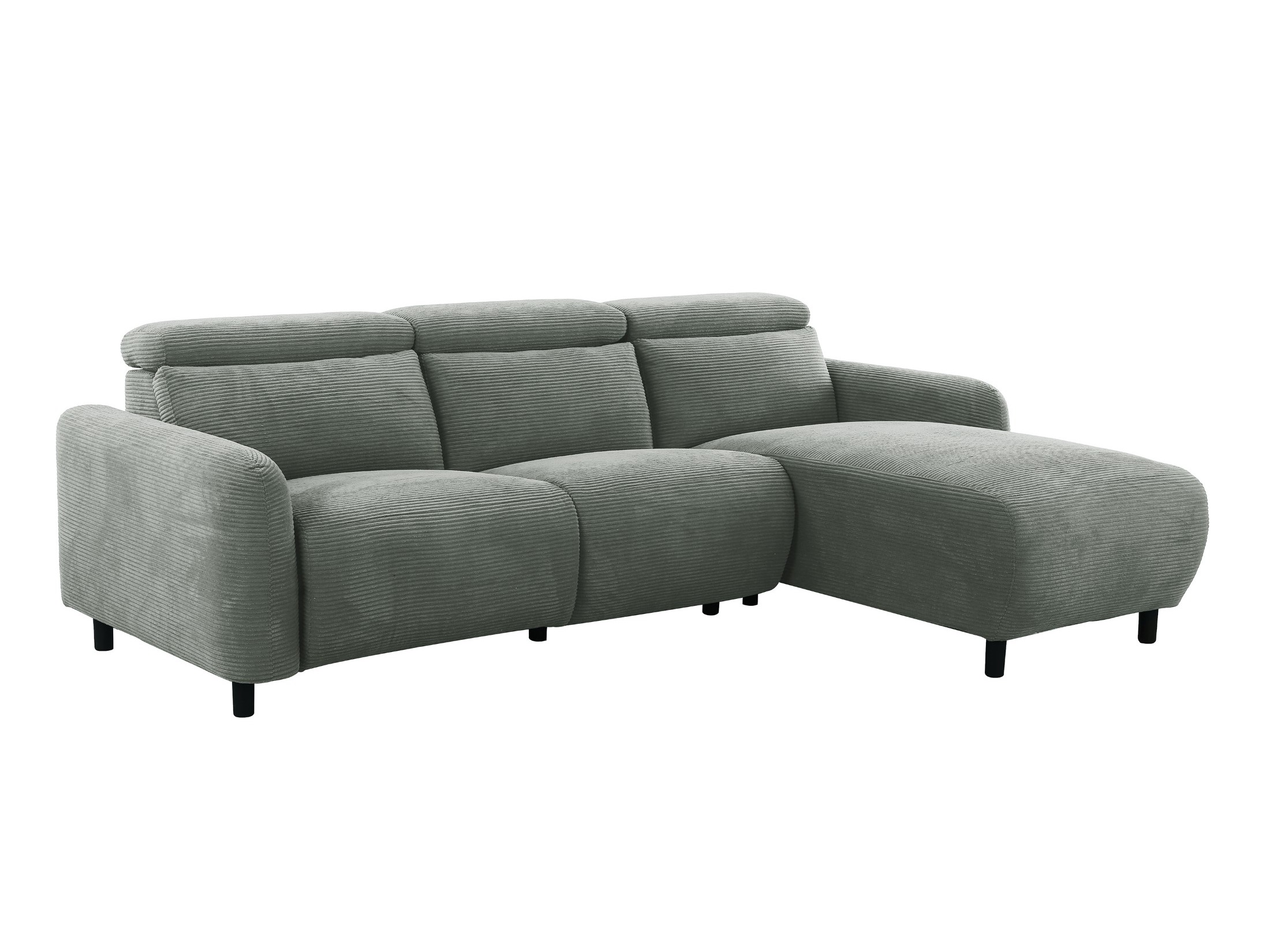 Sillón reclinable de ángulo suave Denton 1509 (Gris)