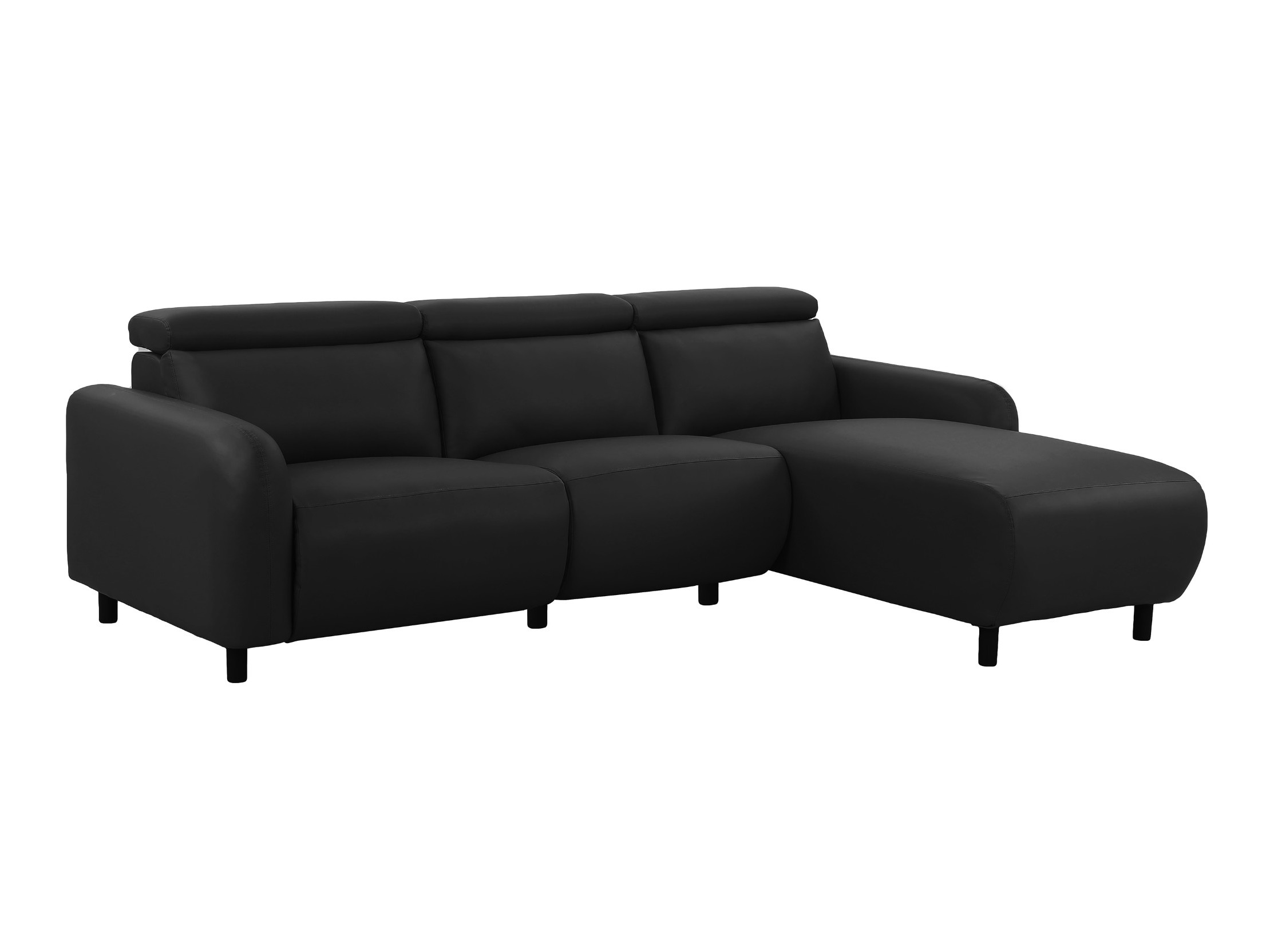 Sillón reclinable de ángulo suave Denton 1509 (Negro)