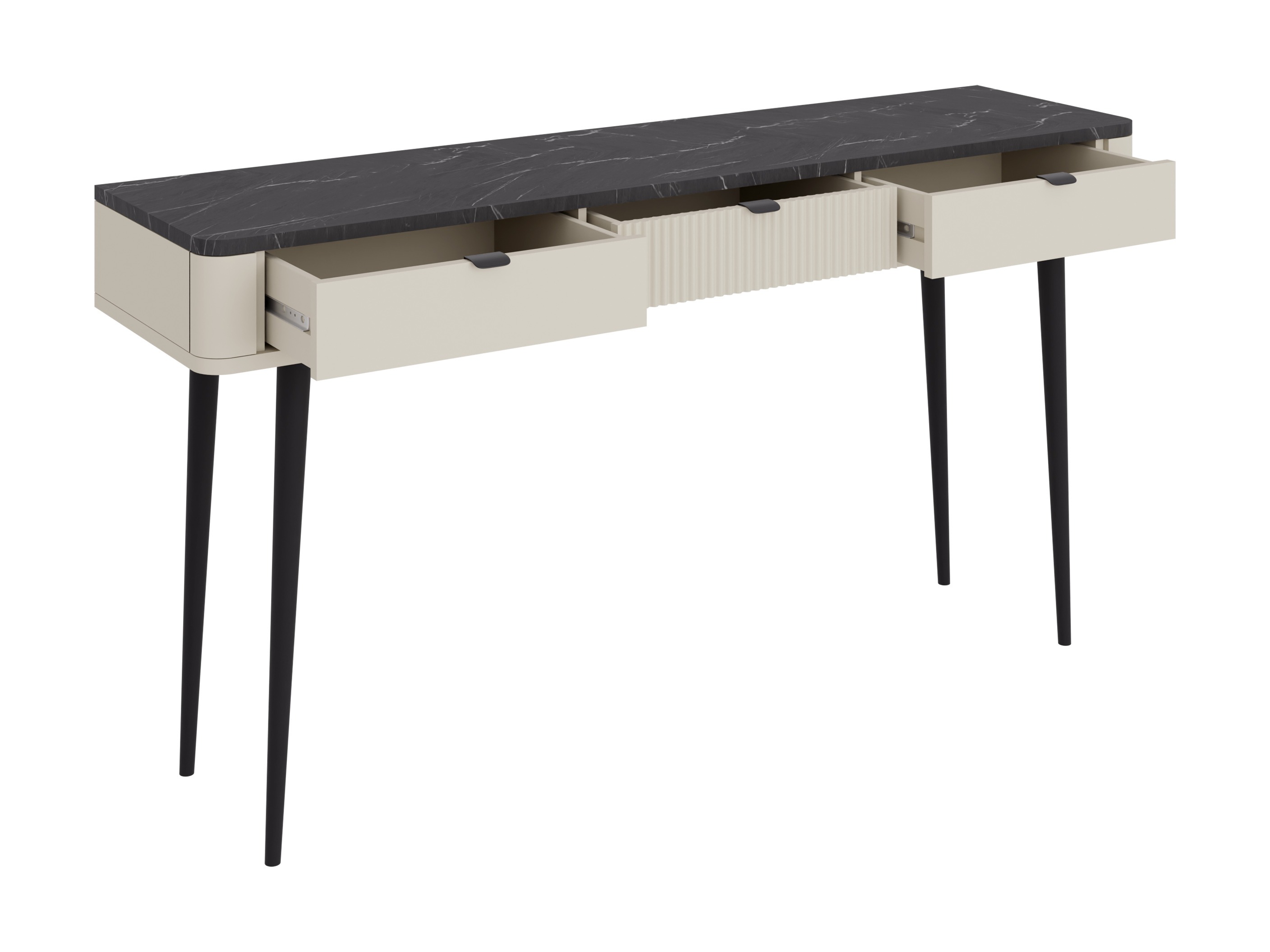 Conjunto para oficina en casa Lufela 123 (Cachemira + Mármol gris)