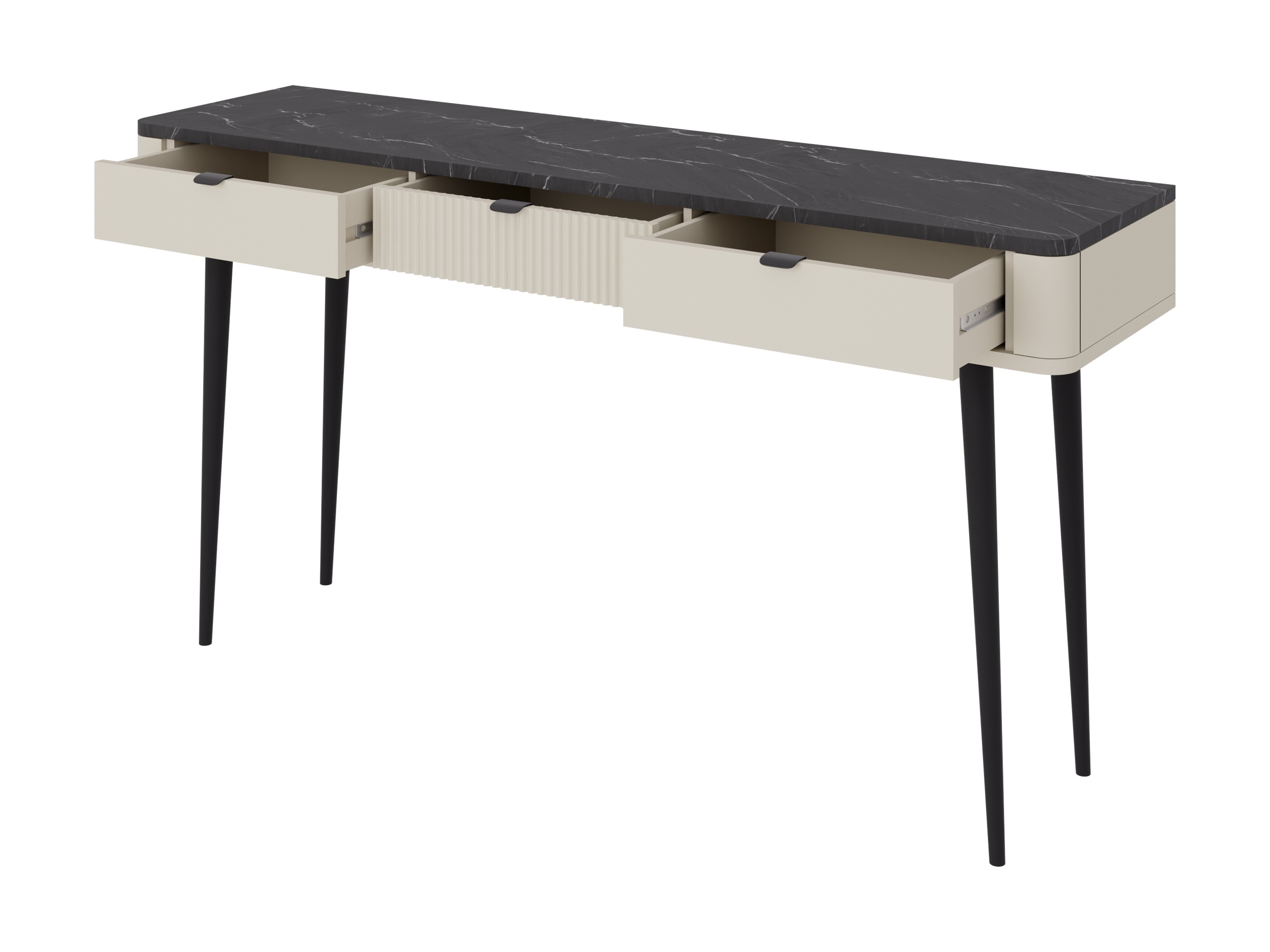 Mesa de oficina Lufela 114 (Cachemira + Nogal)