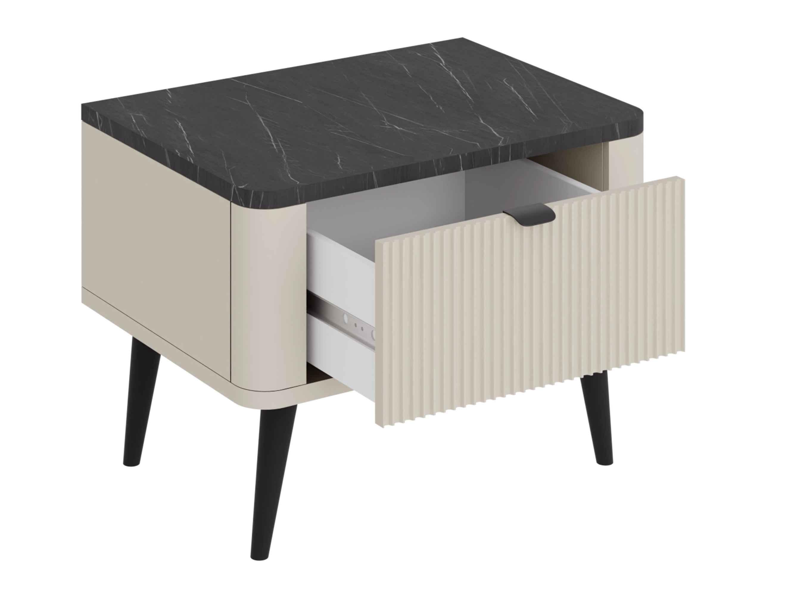 Mesilla de noche Lufela 116 (Cachemira + Nogal)