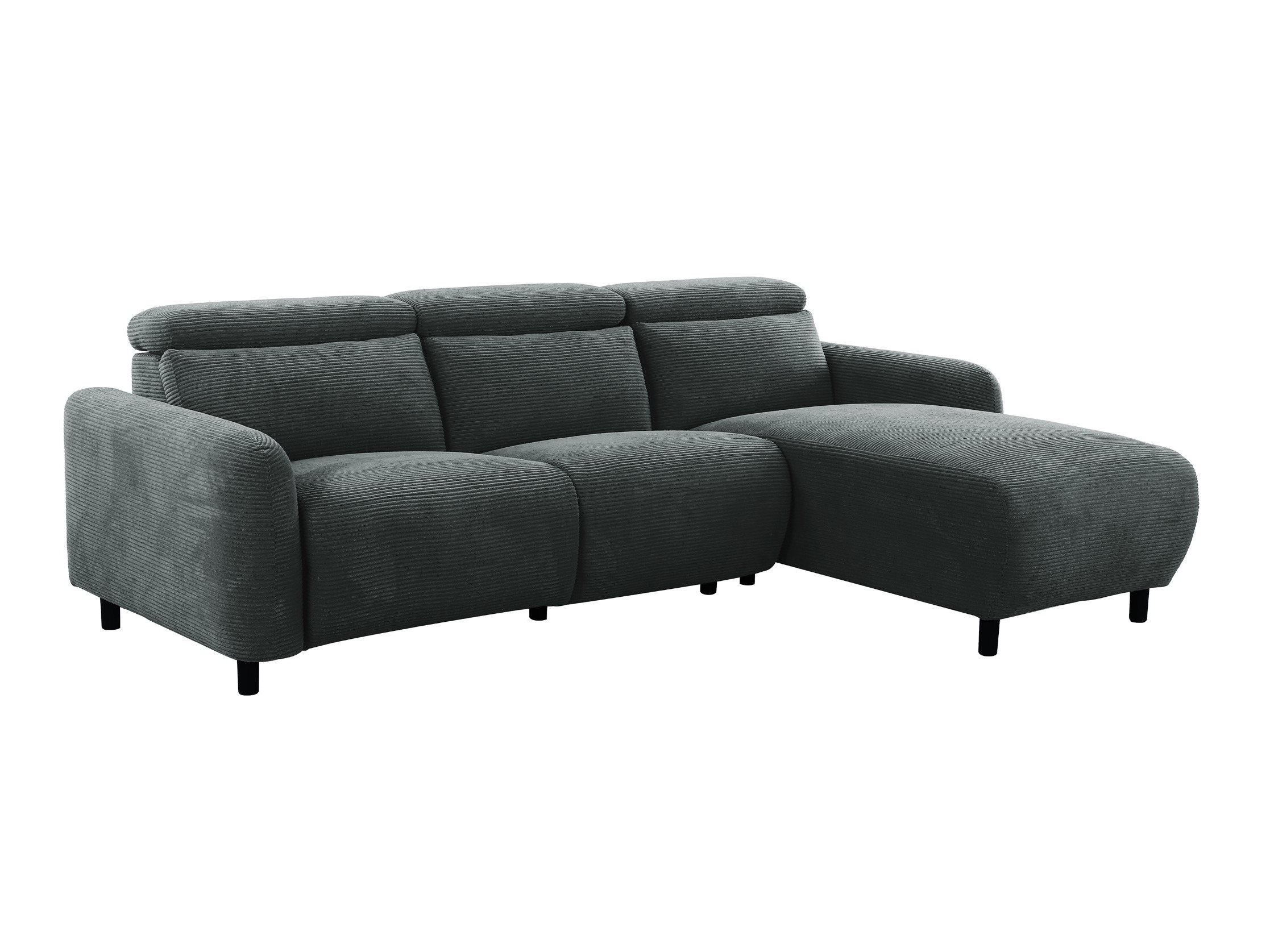 Sillón reclinable de ángulo suave Denton 1510 (Gris oscuro)
