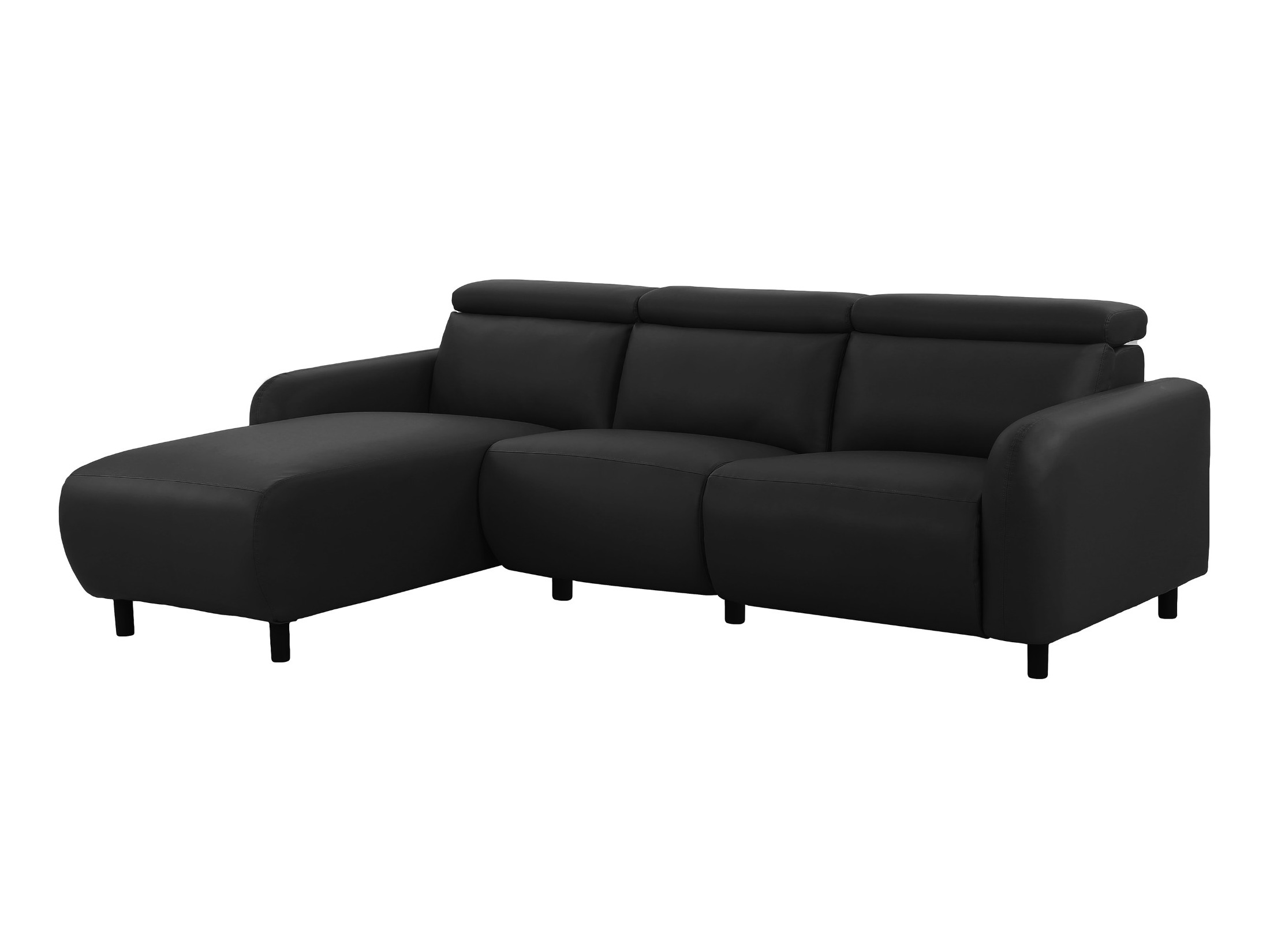 Sillón reclinable de ángulo suave Denton 1510 (Negro)