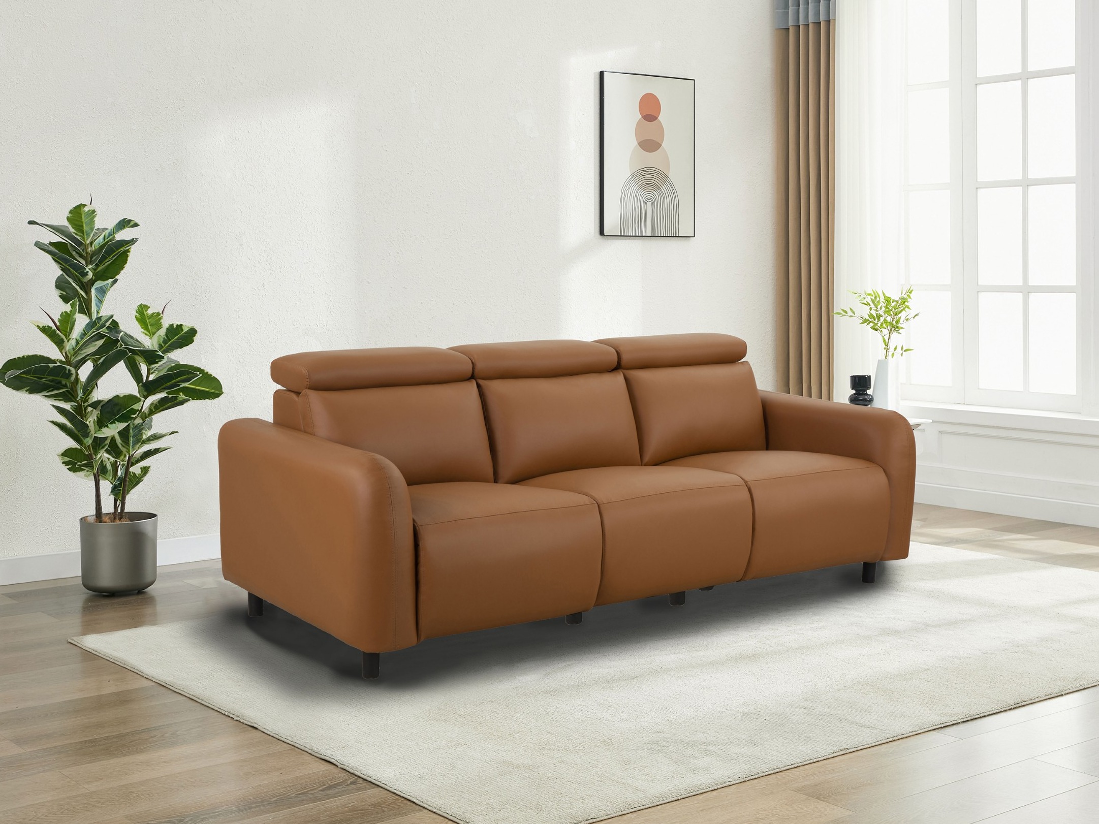 Sofá reclinable Denton 1511 (Naranja)