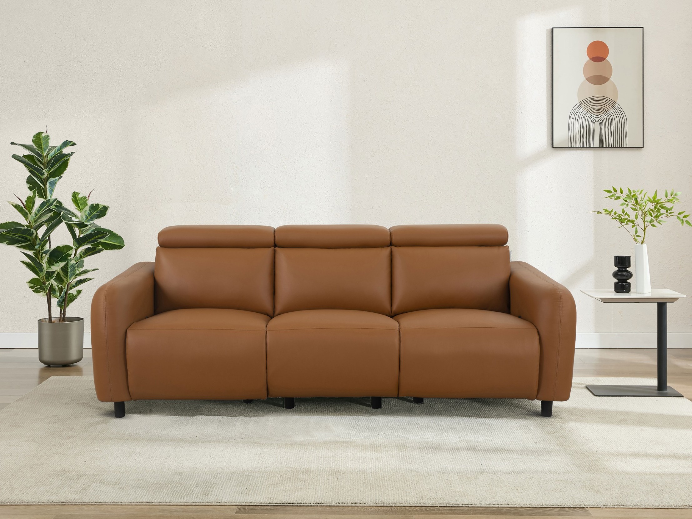 Sofá reclinable Denton 1511 (Naranja)