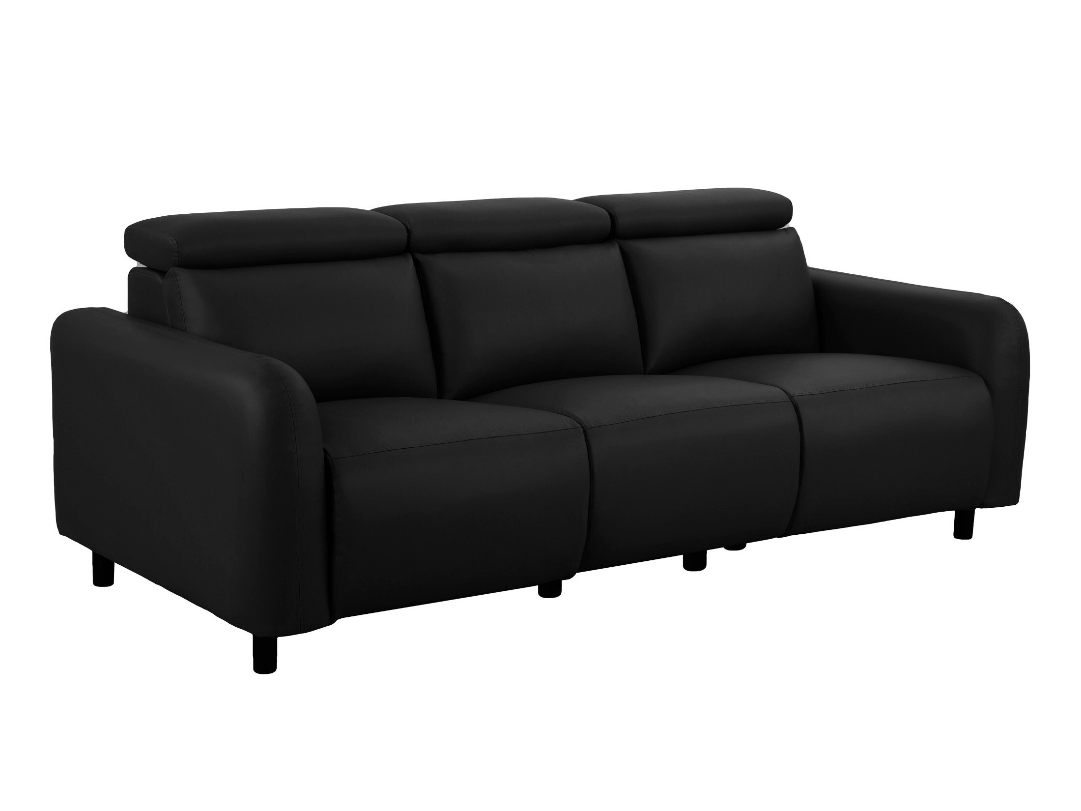 Sofá reclinable Denton 1511 (Negro)