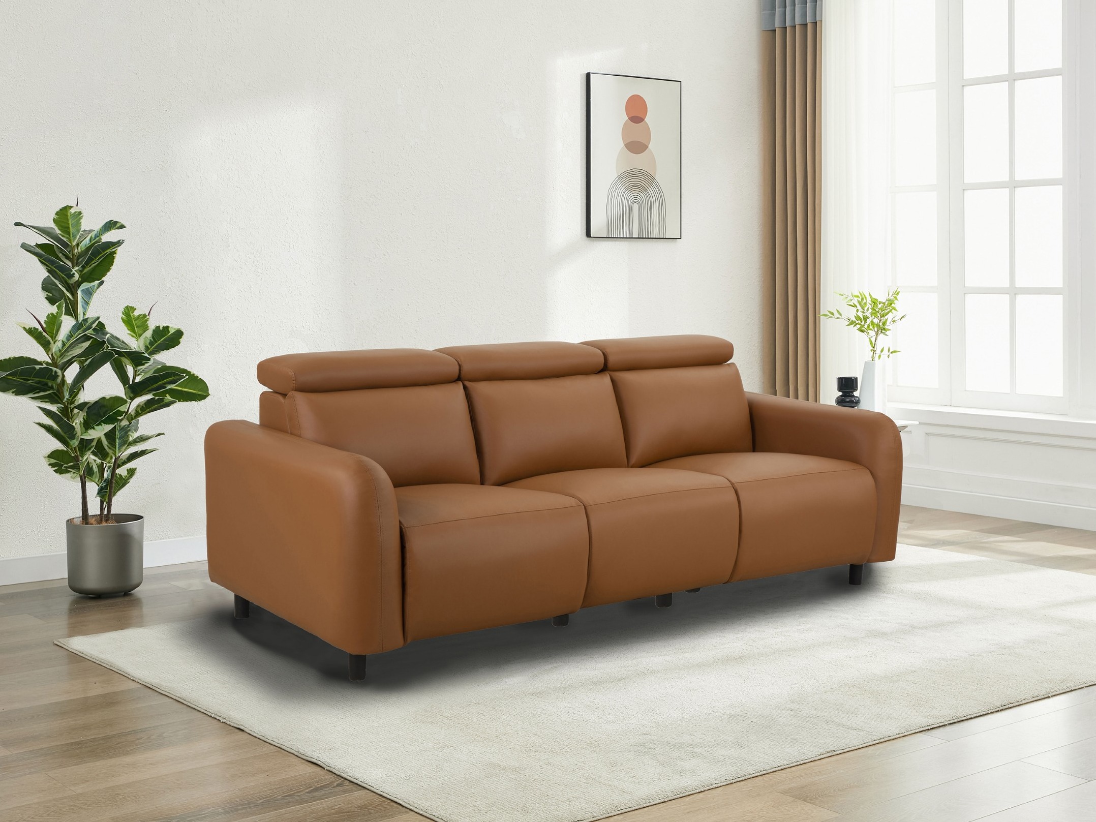 Sofá reclinable Denton 1512 (Naranja)