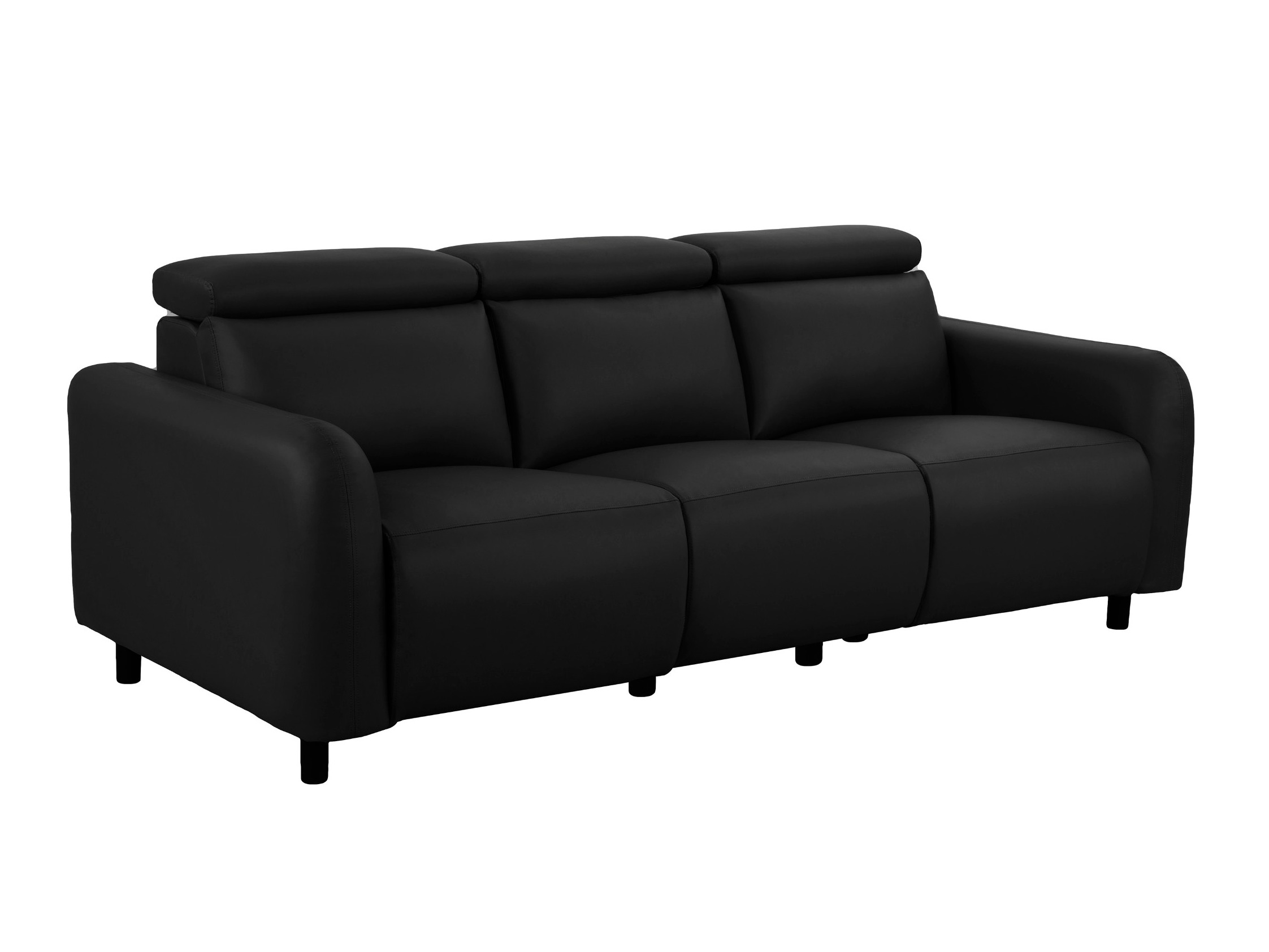 Sofá reclinable Denton 1512 (Negro)